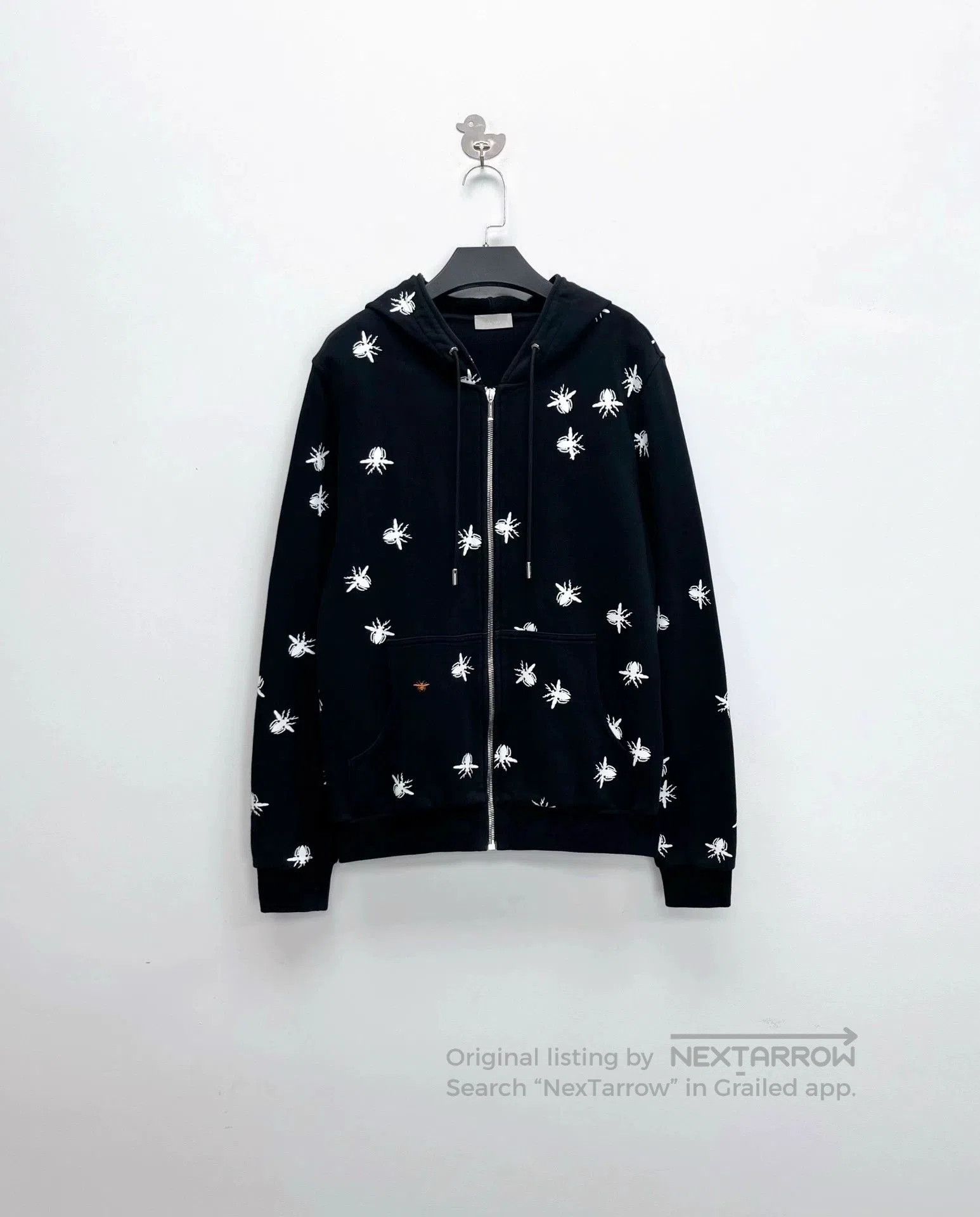Dior Dior Bee Embroidered Zip Hoodie. Size US S / EU 44-46 / 1 - 1 Thumbnail