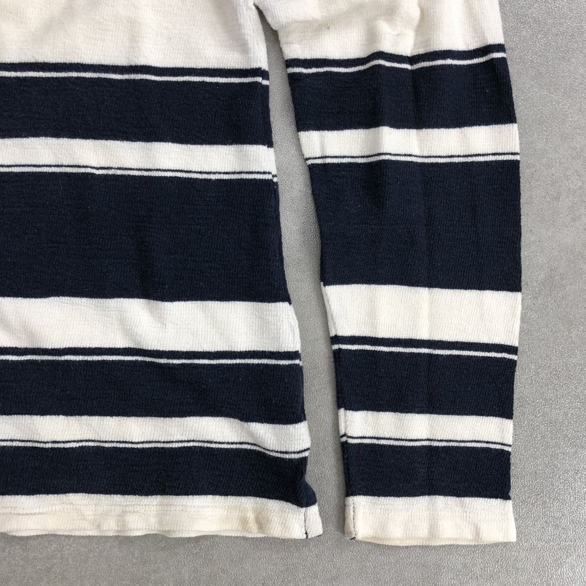 Issey Miyake × Tete Homme Vintage Tete Homme by Issey Miyake Striped Sweatshirt Size US M / EU 48-50 / 2 - 7 Thumbnail