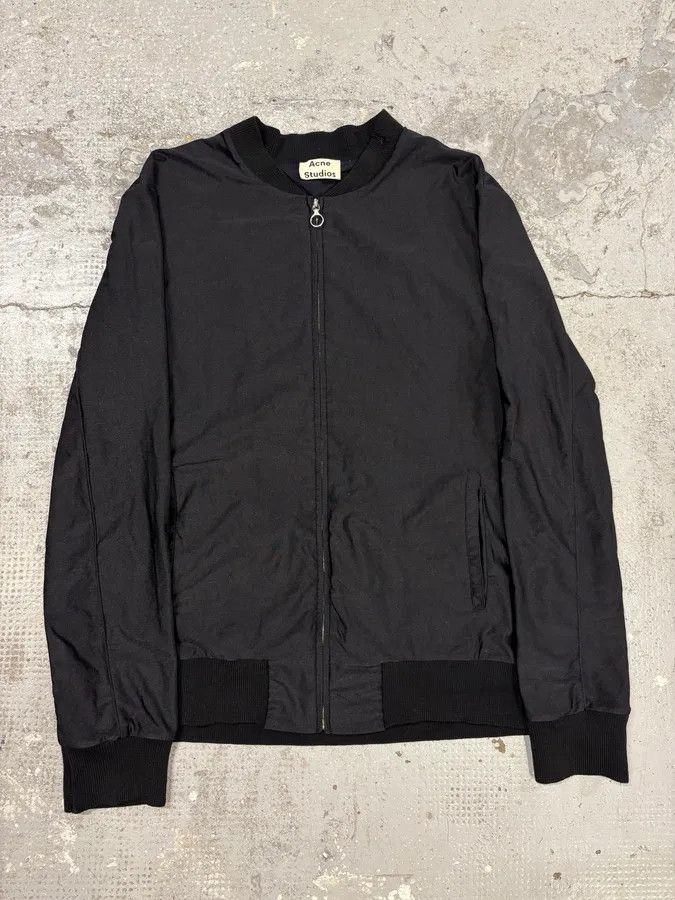 Acne Studios AW2015 Acne Studios Light Black Bomber Jacket Size US M / EU 48-50 / 2 - 1 Thumbnail