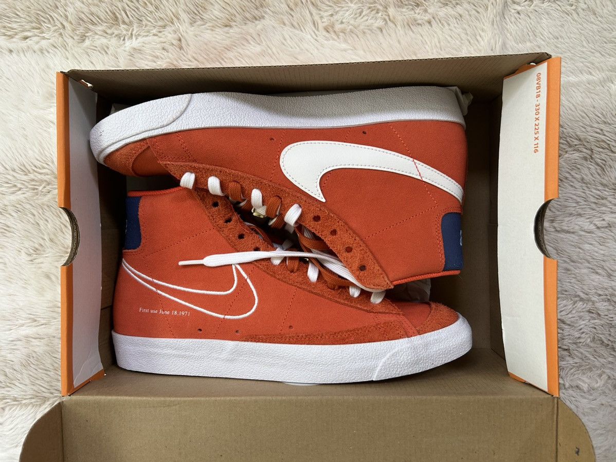 Nike Nike Blazer Mid 77 First Use Orange Size US 10 / EU 43 - 7 Thumbnail