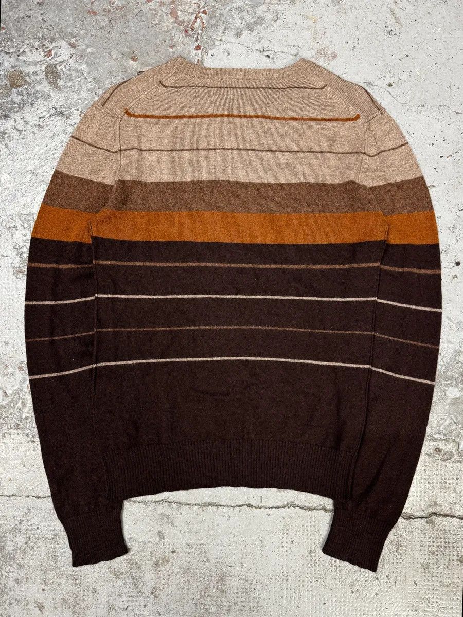 Dolce & Gabbana 2000s Dolce & Gabbana Stripes Orange Brown Sweater Size US S / EU 44-46 / 1 - 8 Thumbnail