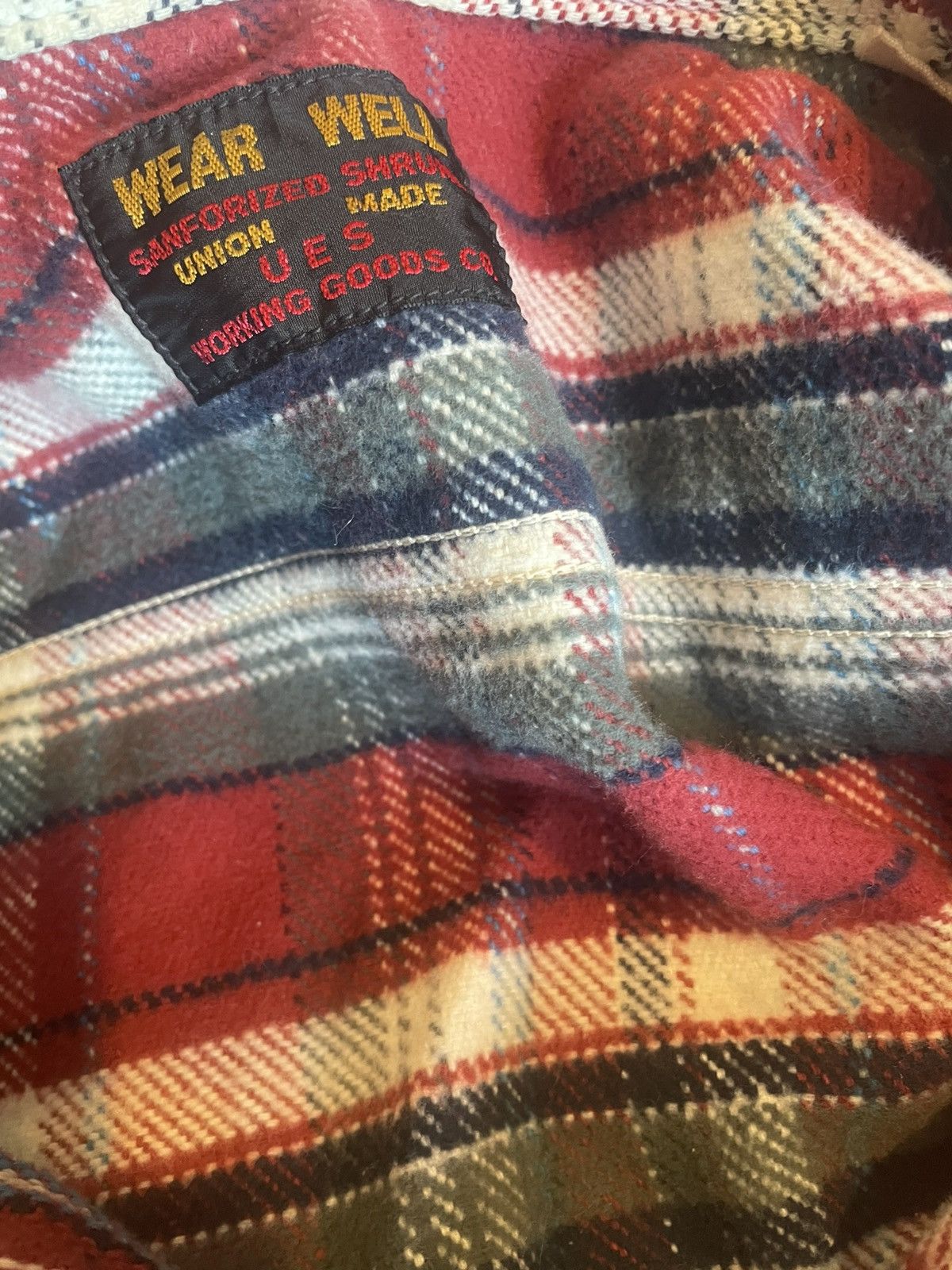 UES Japan UES Heavy Flannel Shirt - Red Size US S / EU 44-46 / 1 - 4 Thumbnail