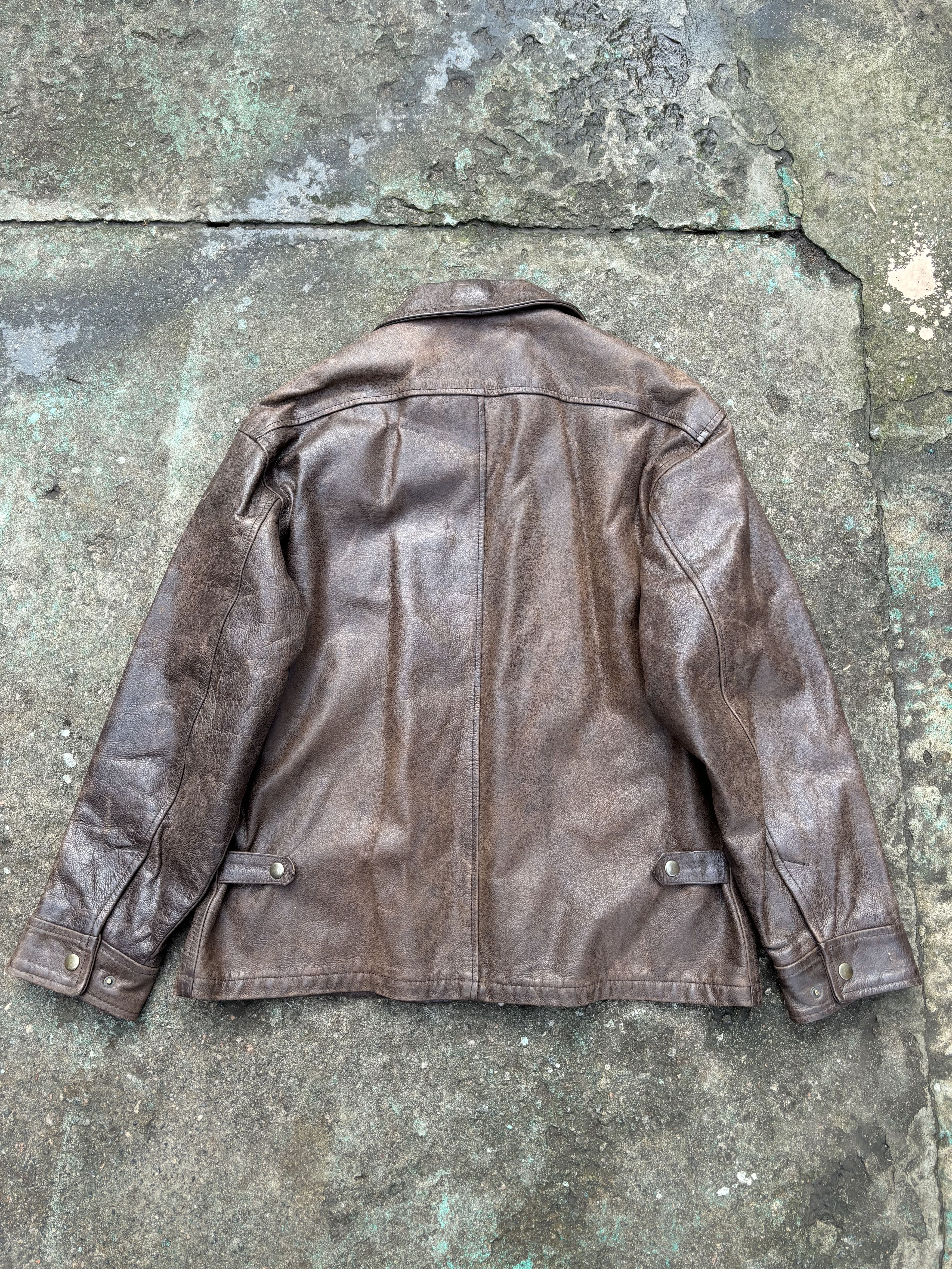 Paul Smith Vintage Paul Smith Brown Leather Jacket Size US M / EU 48-50 / 2 - 6 Thumbnail