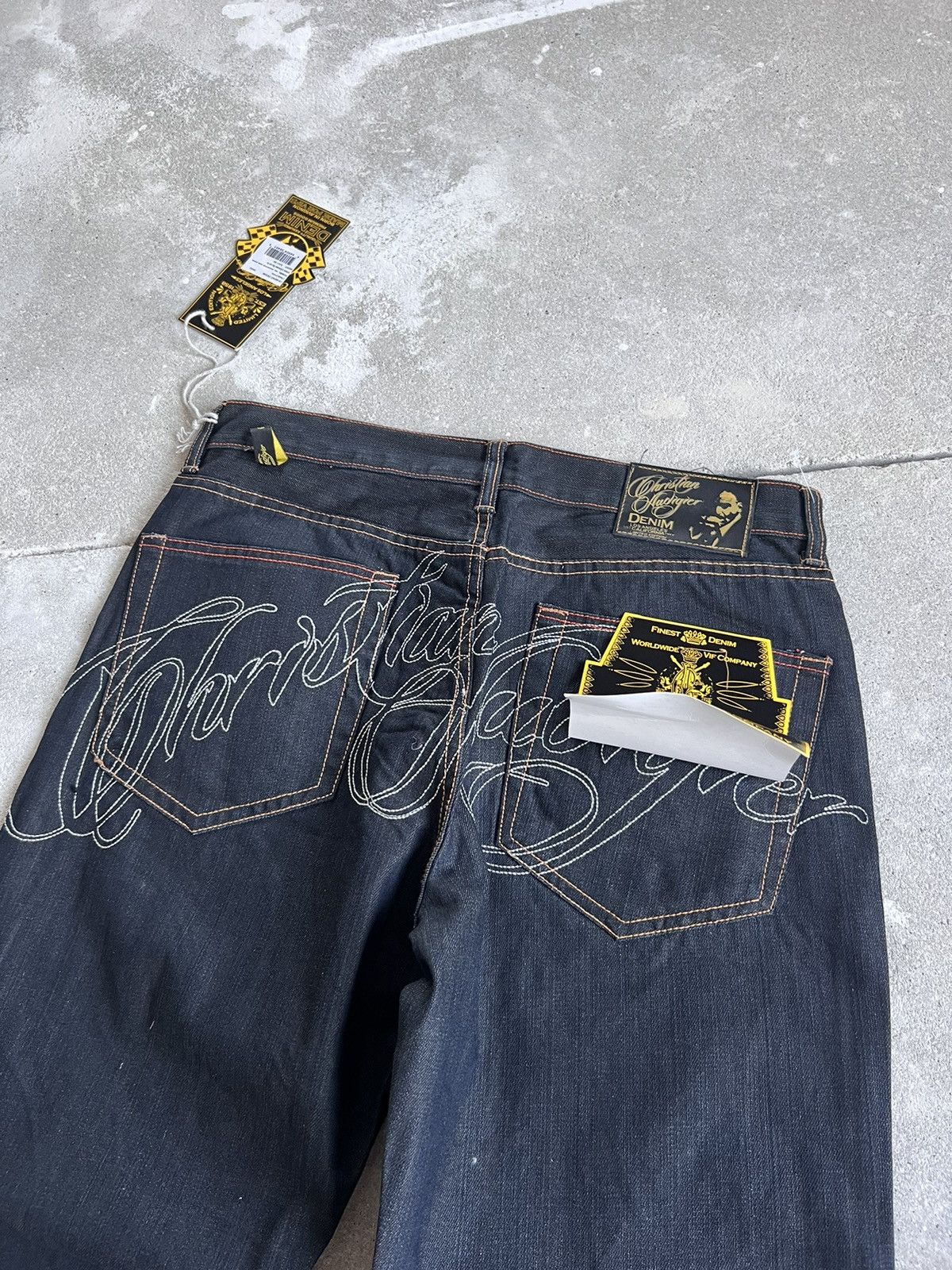 Christian Audigier New Christian Audigier Jeans Baggy Skate Fit Size US 36 / EU 52 - 9 Thumbnail