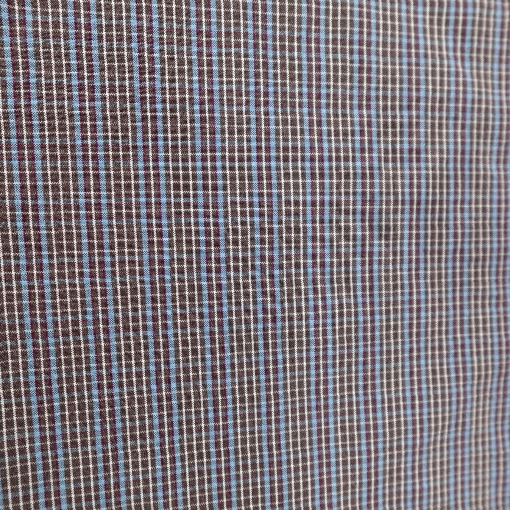 Ariat Ariat Pro Series Shirt Mens Large Brown Blue Plaid Button Down Western Rodeo Size US L / EU 52-54 / 3 - 4 Thumbnail