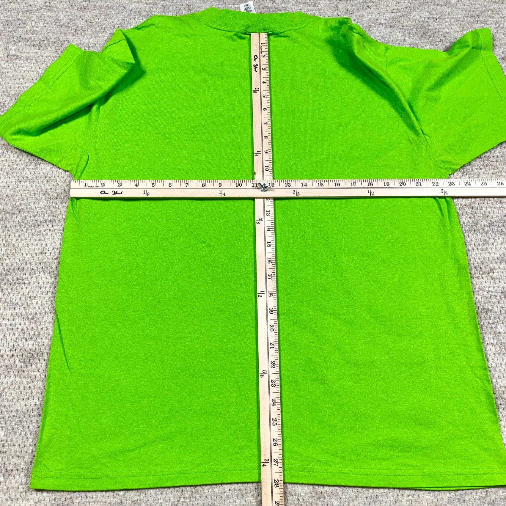 Sunray Sportswear VINTAGE Sun Sportswear Shirt Women 18W 1X Lime Green Logo 90s Disney Cartoon Gentlemen? Size XXL / US 16-18 / IT 52-54 - 7 Thumbnail