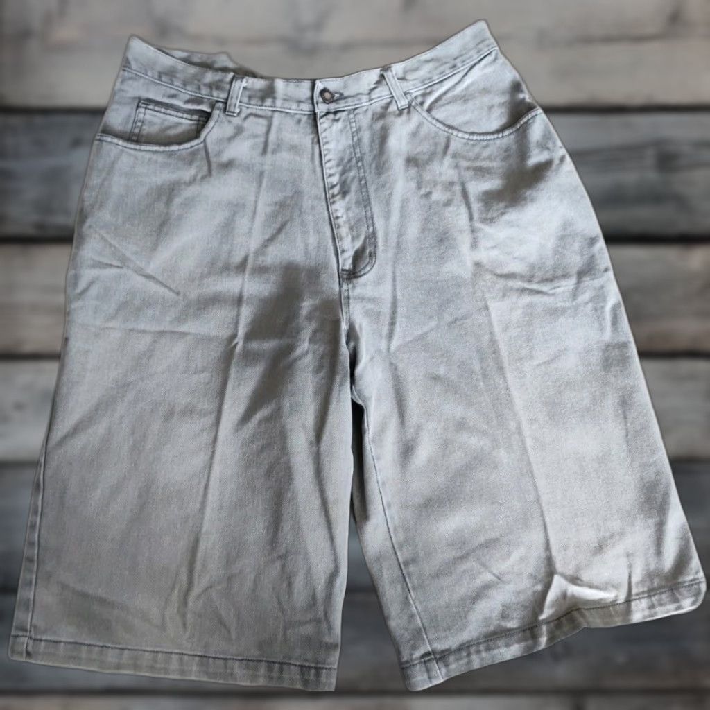 JNCO VINTAGE Wicked Denim Bermuda Shorts Men's 38 Light Blue Baggy Hip Hop 90s Y2K Size US 38 / EU 54 - 1 Thumbnail