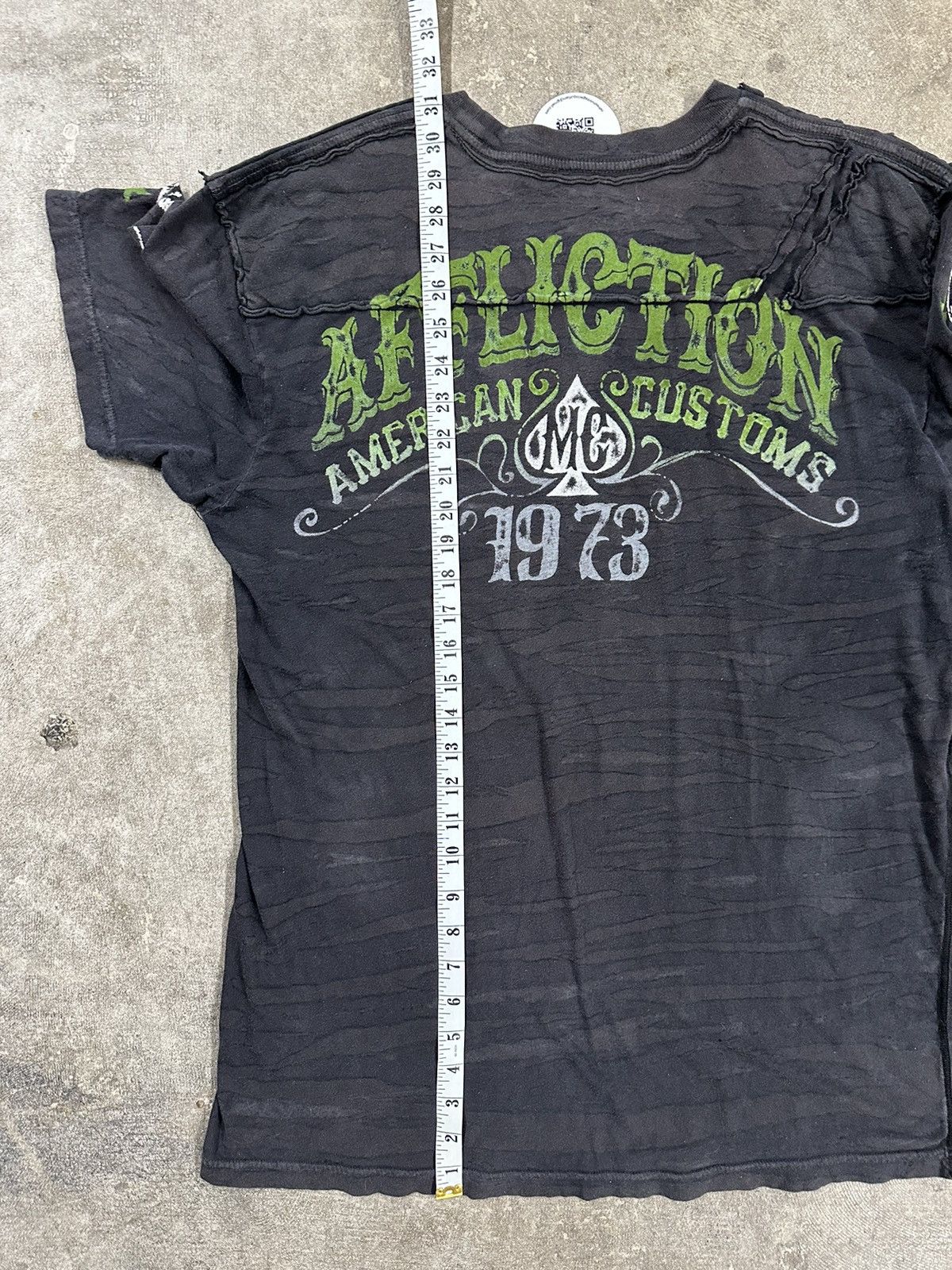 Affliction Crazy Y2K Affliction Customs Cybergoth Grunge T-Shirt Size US XL / EU 56 / 4 - 15 Thumbnail