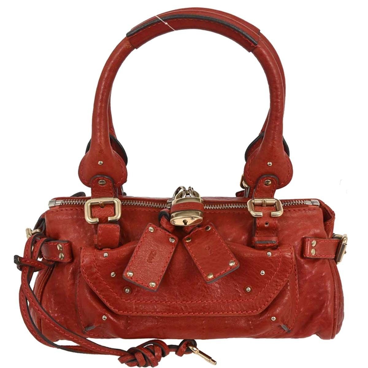 Chloe Chloe Paddington Lock Handbag Leather Size ONE SIZE - 1 Thumbnail