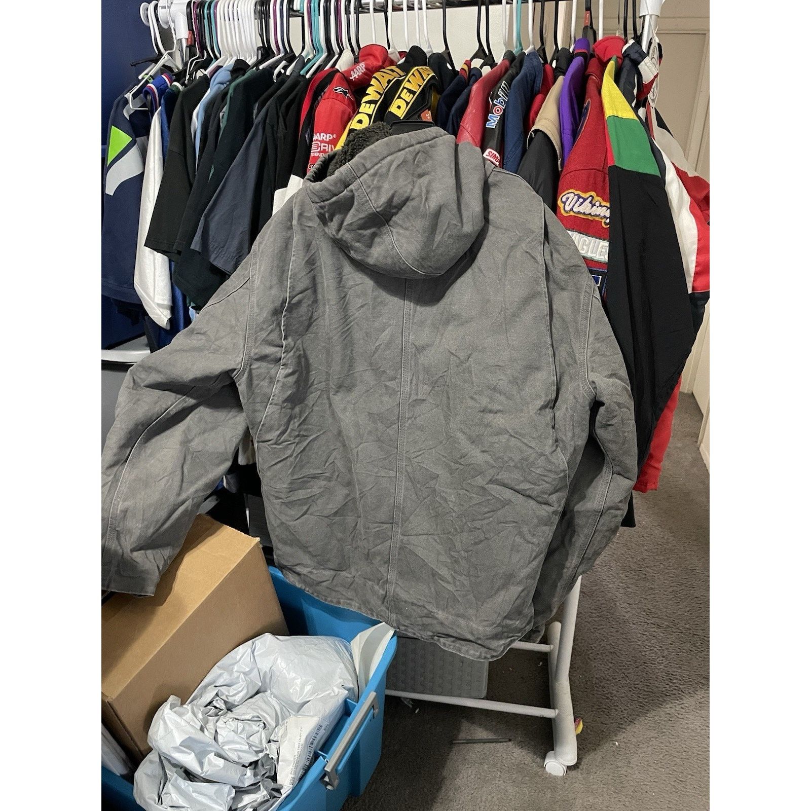 Carhartt Size XL -VTG Carhartt Detroit Sierra Work Jacket J141 ARG Size US XL / EU 56 / 4 - 2 Thumbnail