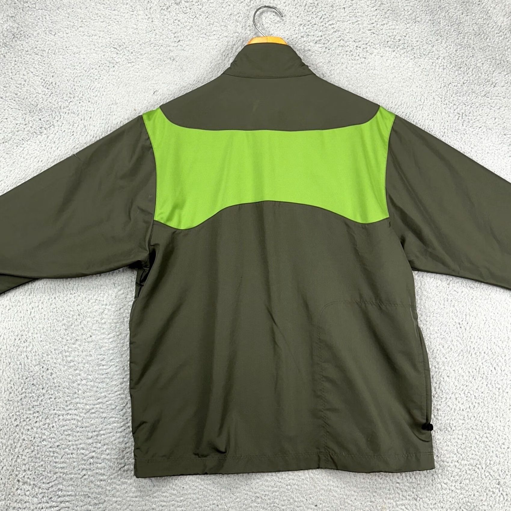 Nike Nike Golf Mens Half Zip Pullover Jacket M Olive Green Long Sleeve Athletic Slim Fit Outdoor Casual Sports Size US M / EU 48-50 / 2 - 3 Thumbnail
