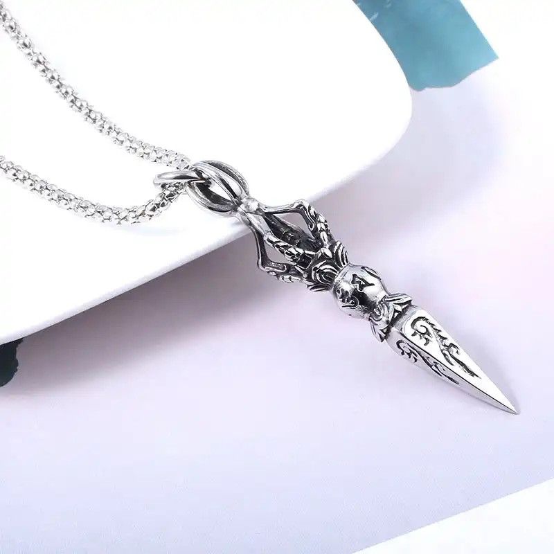 Vintage Phurba Kilaya Pendant Necklace Size ONE SIZE - 4 Thumbnail