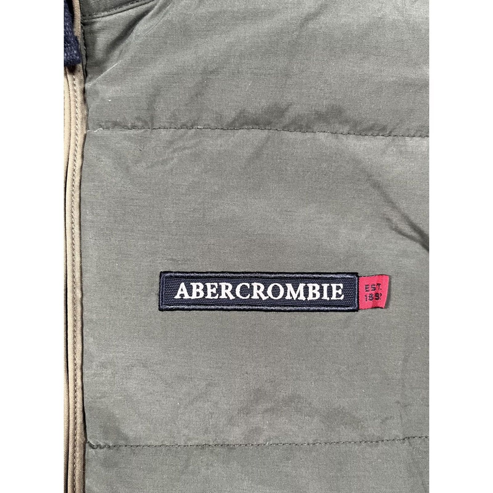 Abercrombie & Fitch VINTAGE Abercrombie & Fitch Vest Mens Medium Olive Green Goose Down Puffer 90s Size US M / EU 48-50 / 2 - 4 Thumbnail