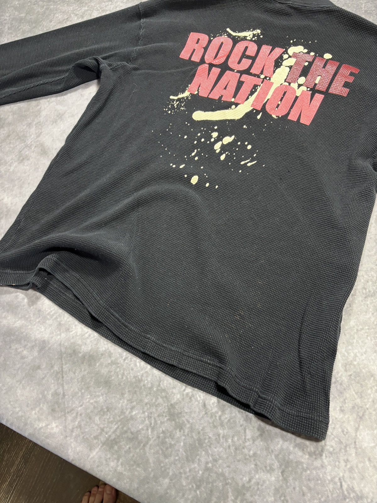 Sean John Vintage Sean John Thermal Longsleeve Oversized Print Size US XL / EU 56 / 4 - 10 Thumbnail