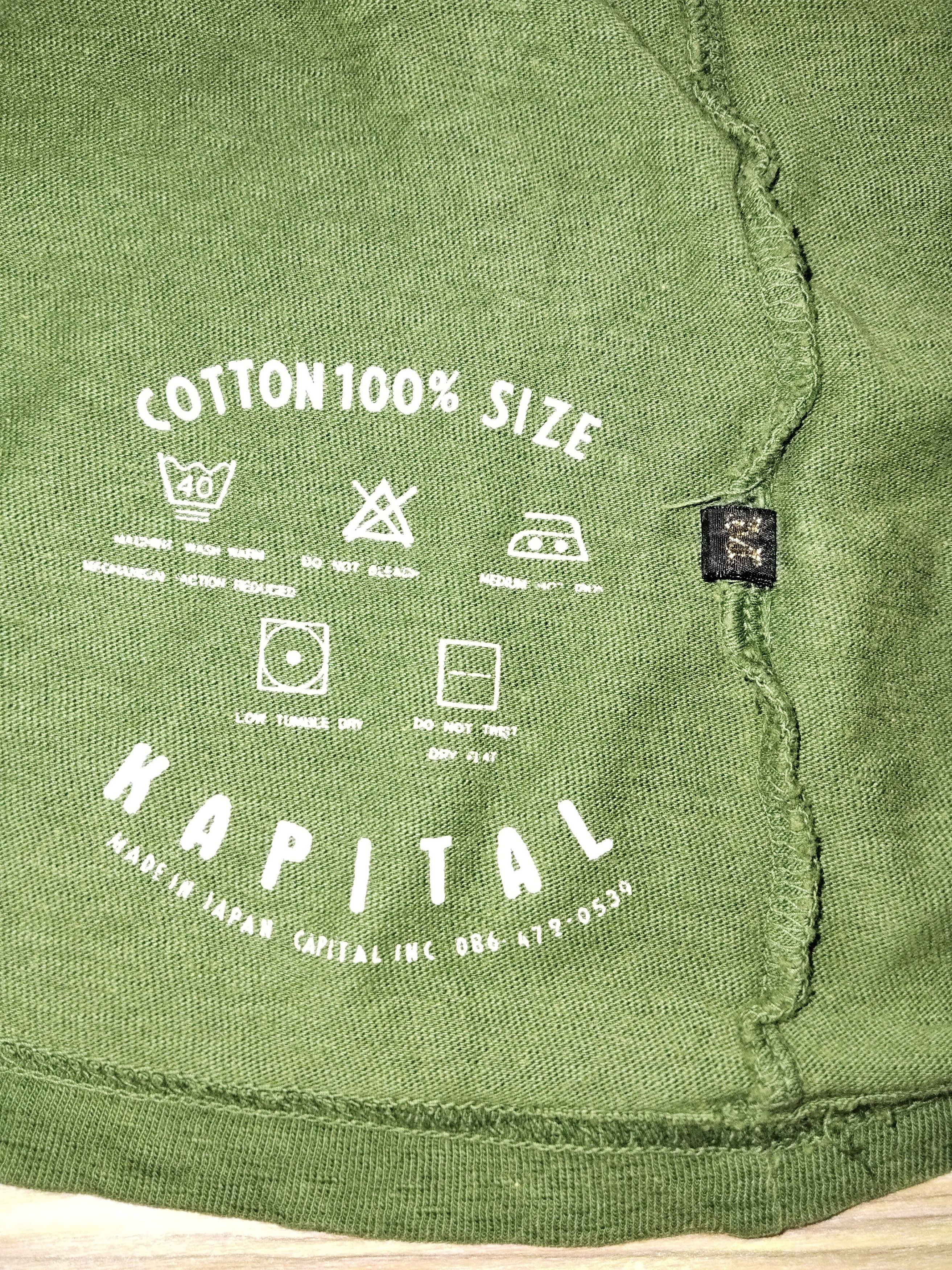 Kapital KAPITAL Plain Long Sleeve Tee Size US L / EU 52-54 / 3 - 8 Thumbnail