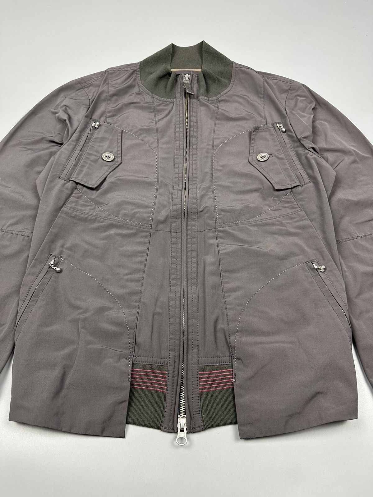 Designer × Marithe + Francois Girbaud Rare Marithe Francois Girbaud Le Jean De Light Bomber Jacket Size US S / EU 44-46 / 1 - 5 Thumbnail