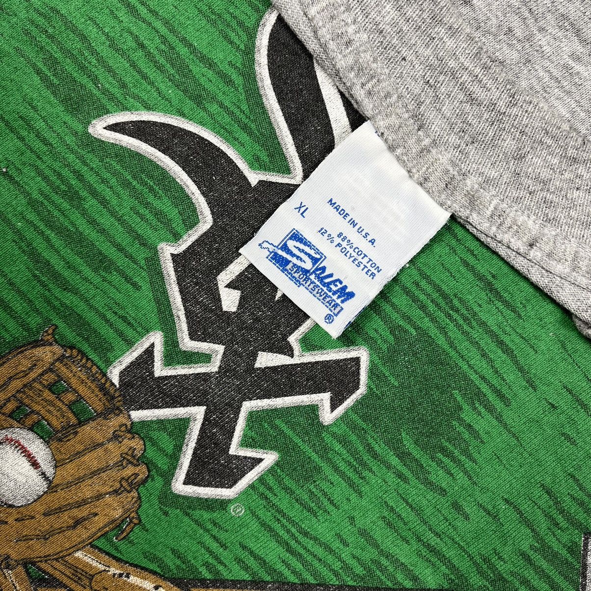 MLB Vintage MLB Chicago White Sox big logo rare tee 1995 Size US XL / EU 56 / 4 - 7 Thumbnail