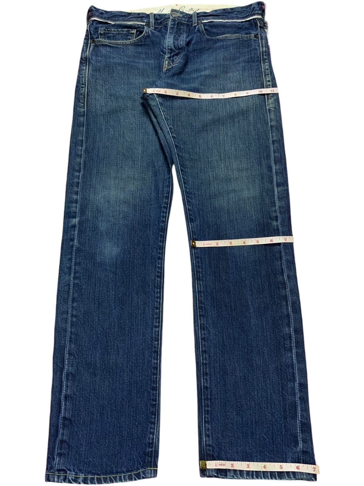 Levi's × Levi's Made & Crafted × Levi's Vintage Clothing Vintage Levis Made And Crafted Talon Zipper Distressed Jeans Size US 31 - 13 Thumbnail