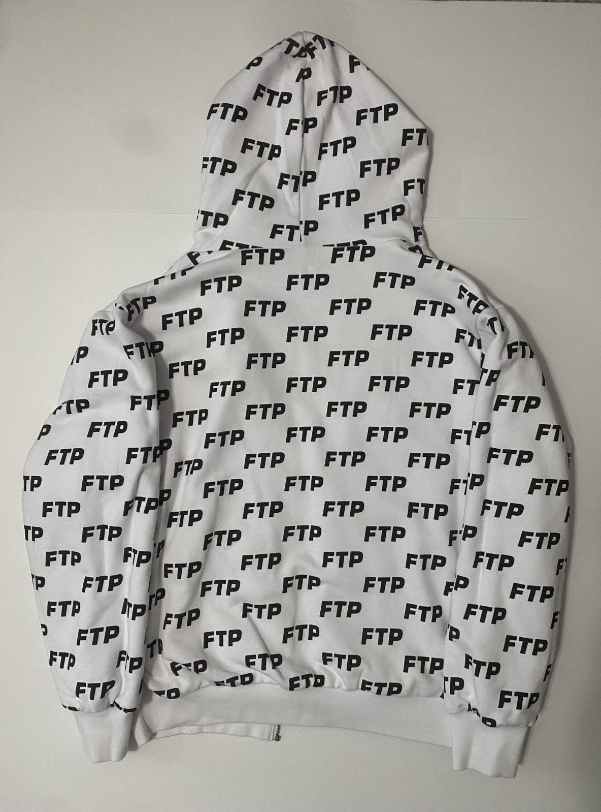 Fuck The Population FTP Reversible Zip Up (White) Size US M / EU 48-50 / 2 - 4 Thumbnail