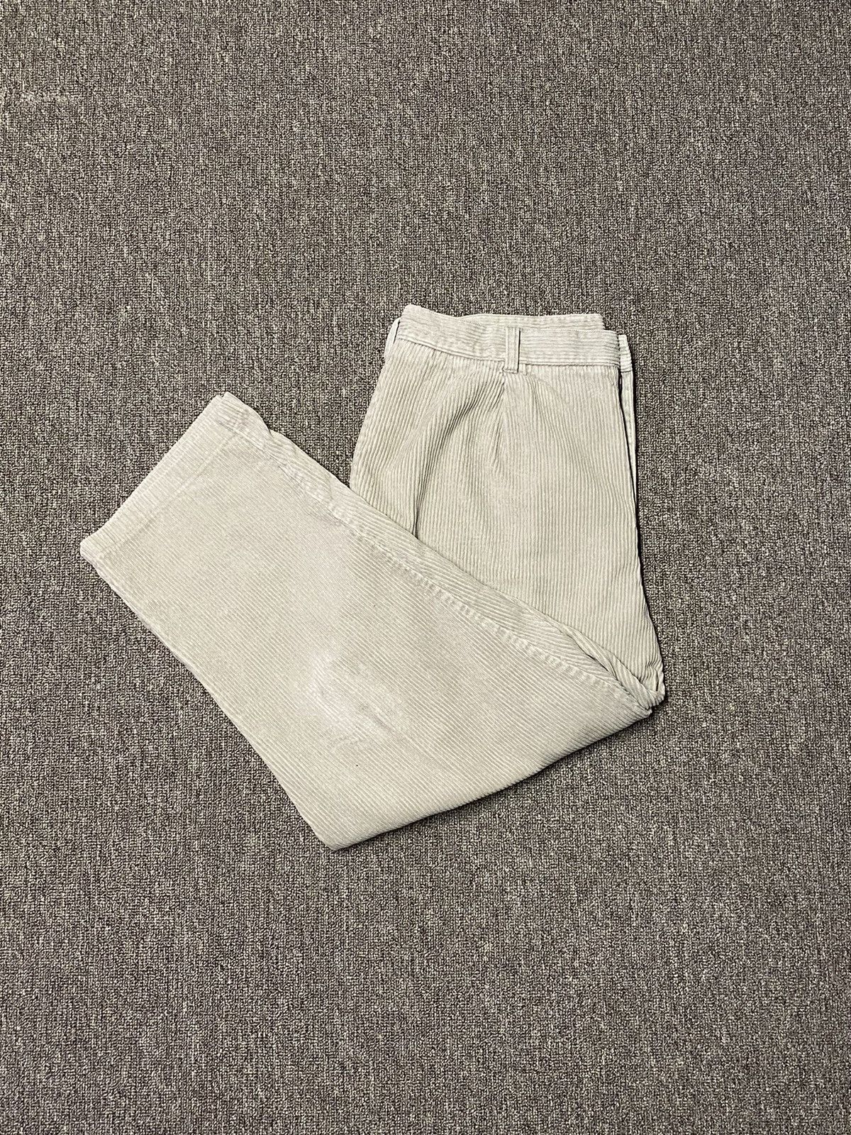 Haggar × Vintage BEIGE CORDUROY PANTS Size US 40 / EU 56 - 1 Thumbnail