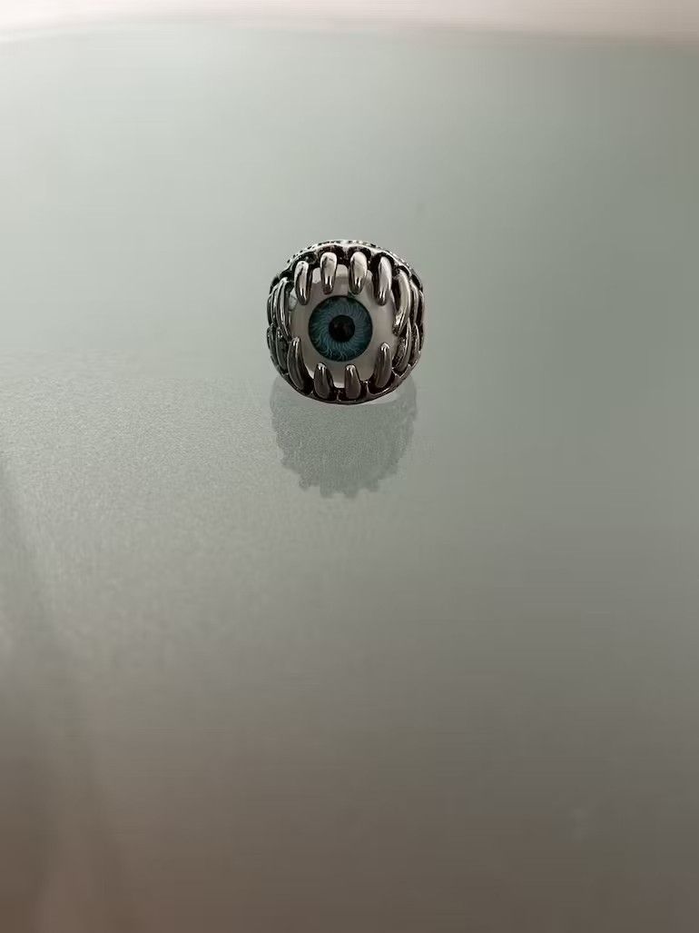 Japanese Brand 2-Piece Gothic Eye Rings Size ONE SIZE - 3 Thumbnail