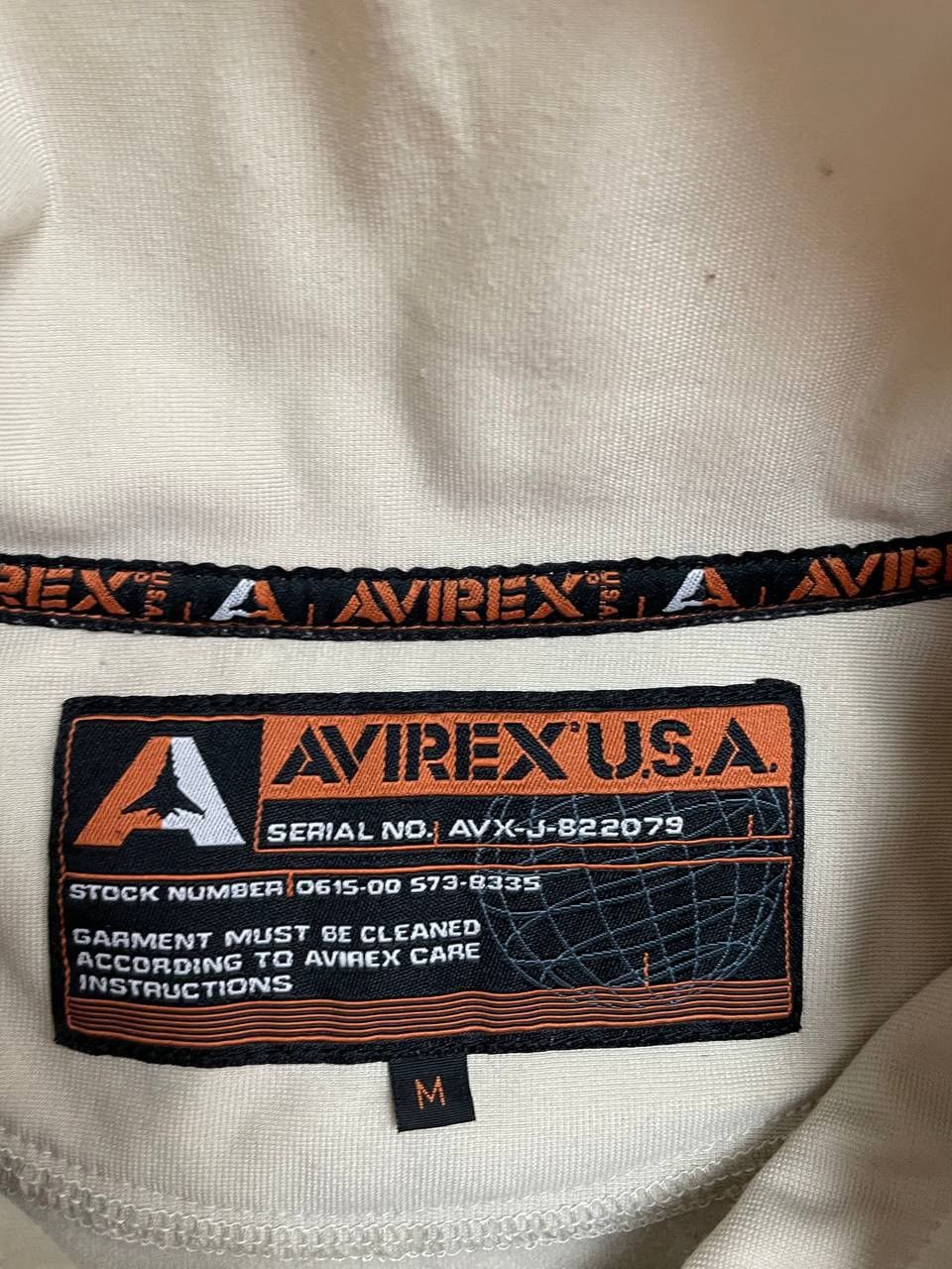 Avirex × Vintage Avirex USA Vintage Zip Hooded Big Center Logo Faded Hoodie Size US M / EU 48-50 / 2 - 11 Thumbnail