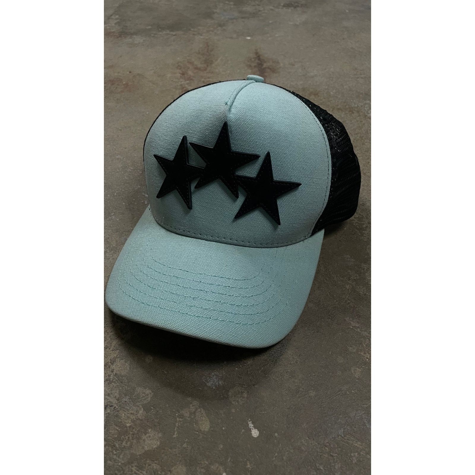Amiri Amiri Star Cap Black Teal Used OS Size ONE SIZE - 1 Thumbnail