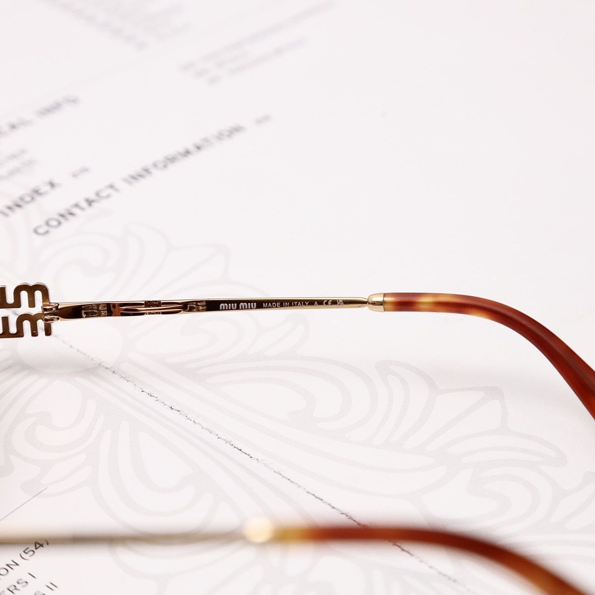 Miu Miu MIU MIU 0MU 52YS SUNGLASSES Size ONE SIZE - 6 Thumbnail