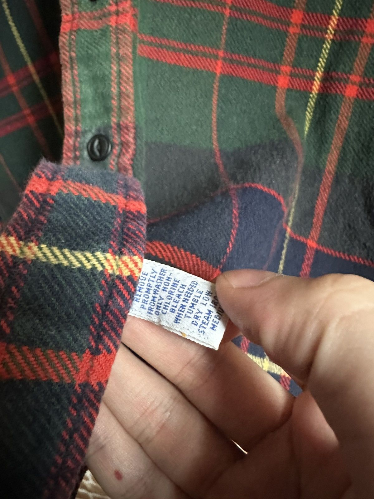 Polo Ralph Lauren Polo Ralph Lauren Shirt Heavy Weight Flannel Vintage Size US M / EU 48-50 / 2 - 5 Thumbnail