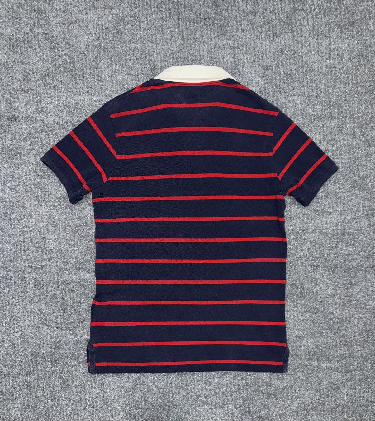 Polo Ralph Lauren Ralph Lauren Polo Rugby Stripe Navy Red Custom Fit M Size US M / EU 48-50 / 2 - 8 Thumbnail