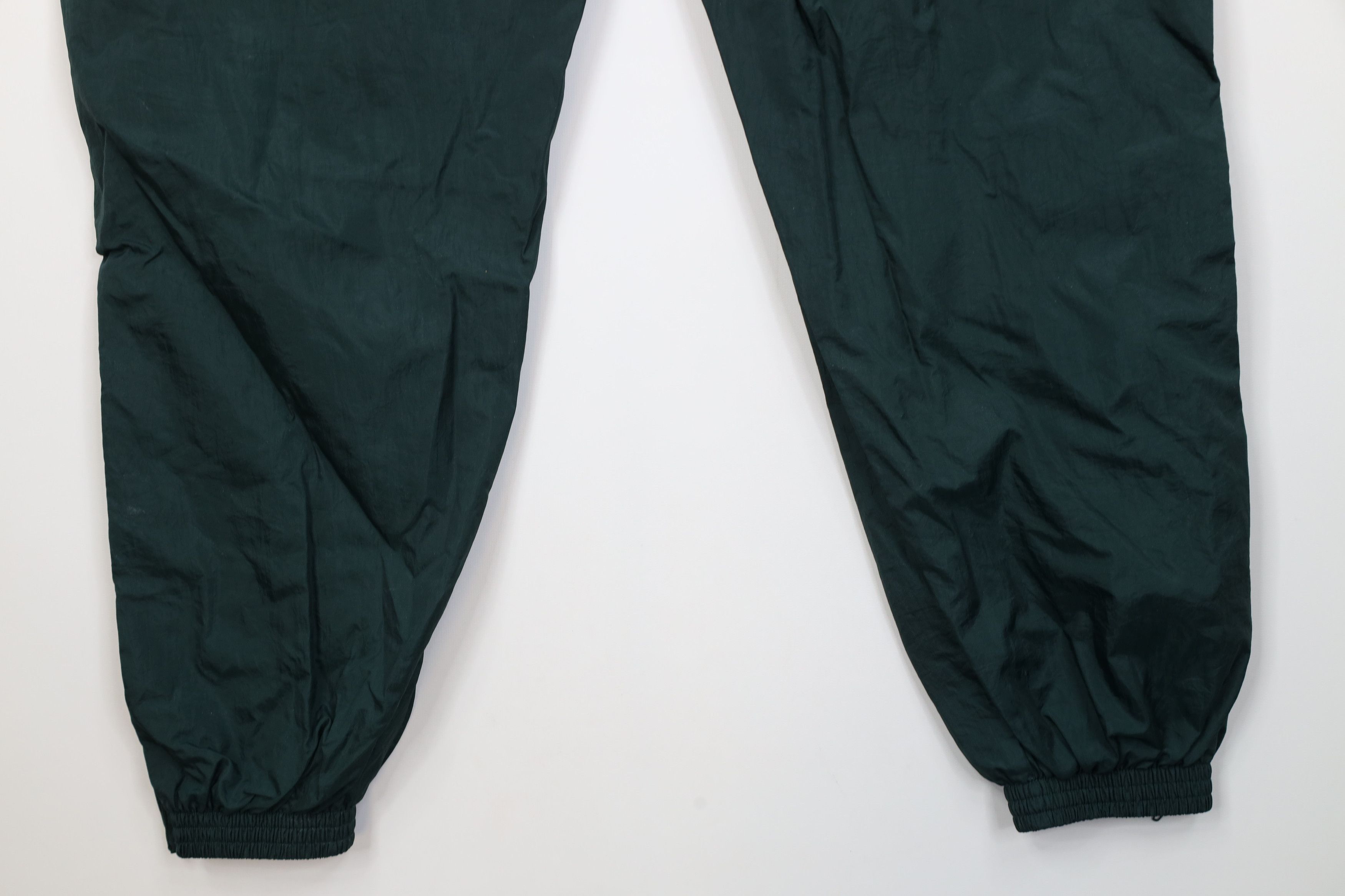 Vintage Vintage 90s Streetwear Lined Windbreaker Joggers Pants Green Size US 36 / EU 52 - 15 Thumbnail