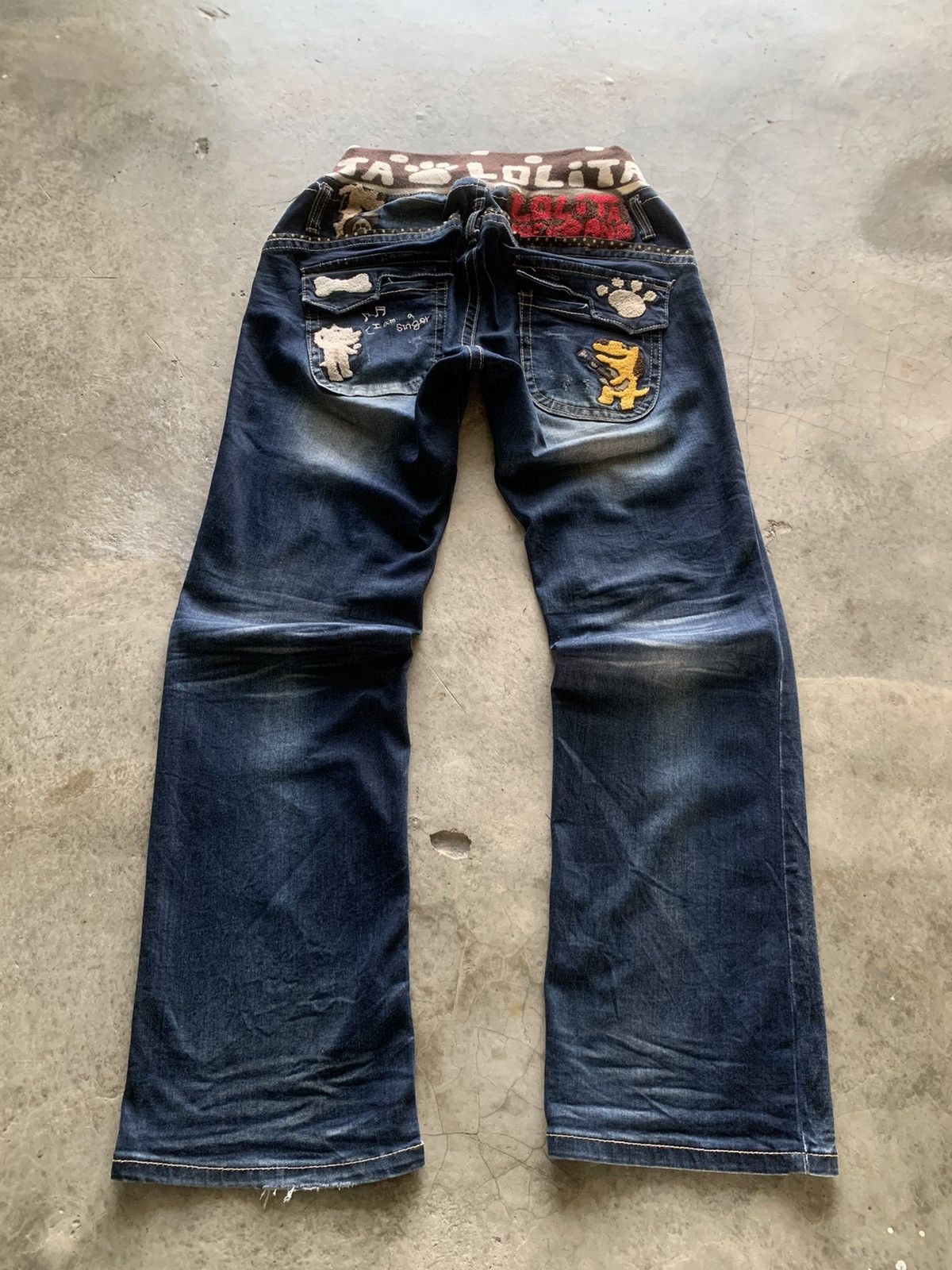 Japanese Brand Lolita The Muddy Paws Band Jeans Size US 32 / EU 48 - 2 Thumbnail