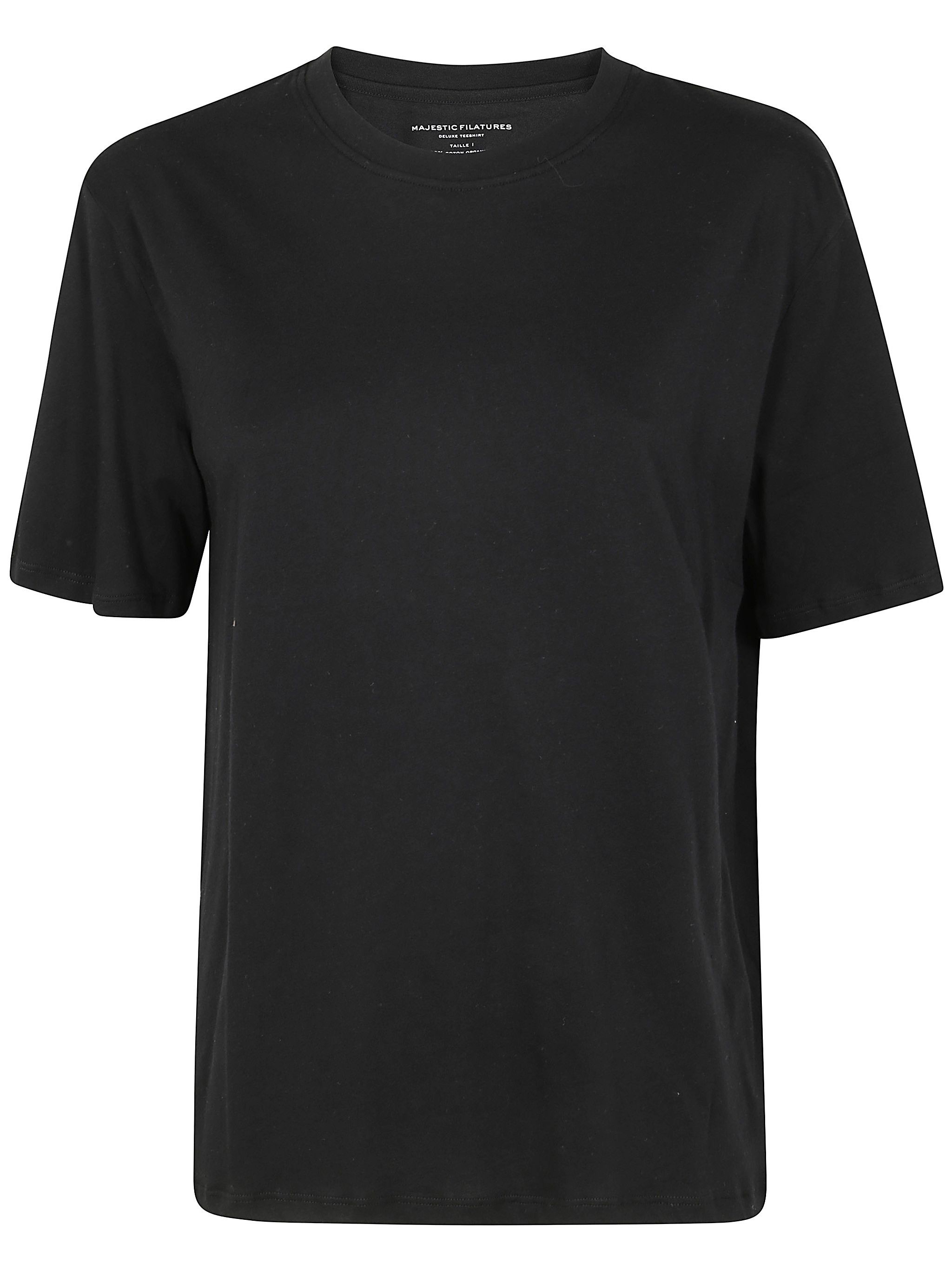 Majestic SHORT SLEEVES ROUND NECK SWEATER Size M / US 6-8 / IT 42-44 - 1 Thumbnail