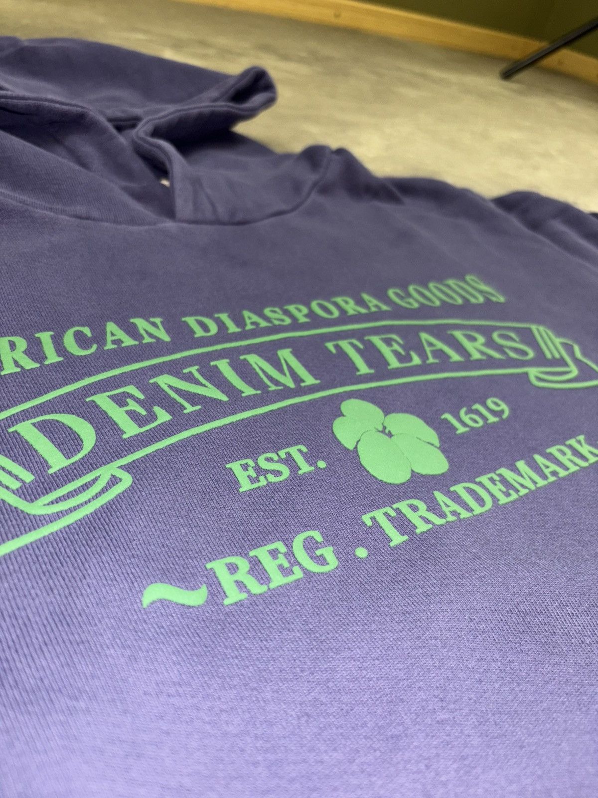 DENIM TEARS Denim Tears ADG Hoodie, Purple Size US XL / EU 56 / 4 - 3 Thumbnail