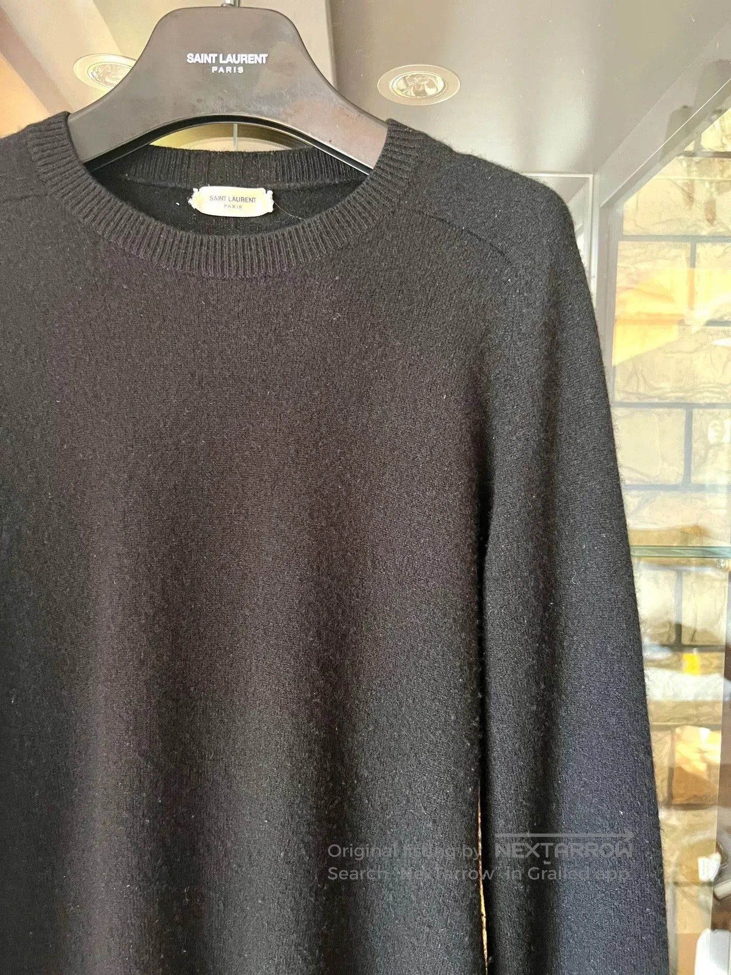 Saint Laurent Paris black cashmere sweater by saint laurent. Size US S / EU 44-46 / 1 - 2 Thumbnail