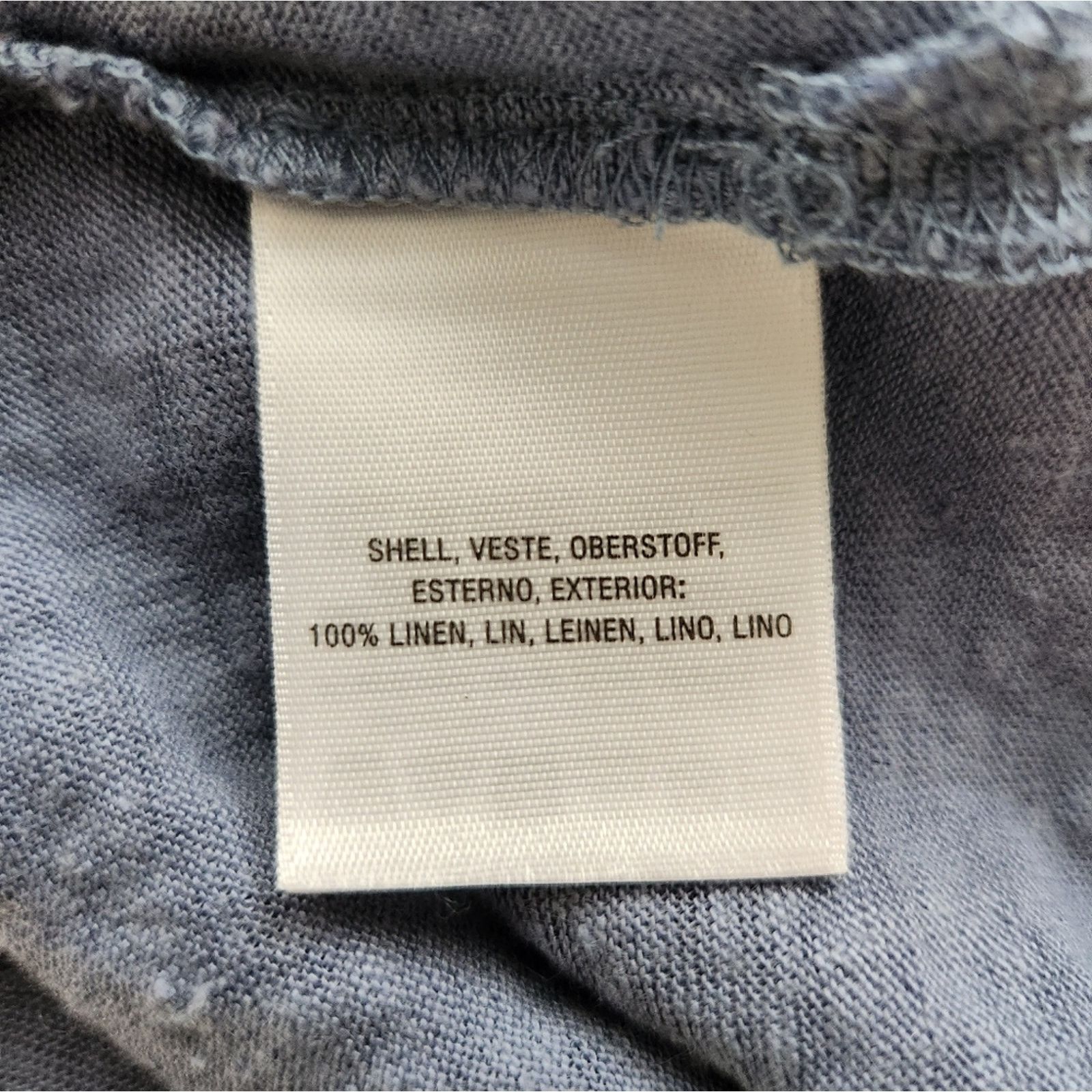 Anthropologie Anthropologie Akemi + Kin Linen Velvet Patchwork Tee XS Size XS / US 0-2 / IT 36-38 - 8 Thumbnail