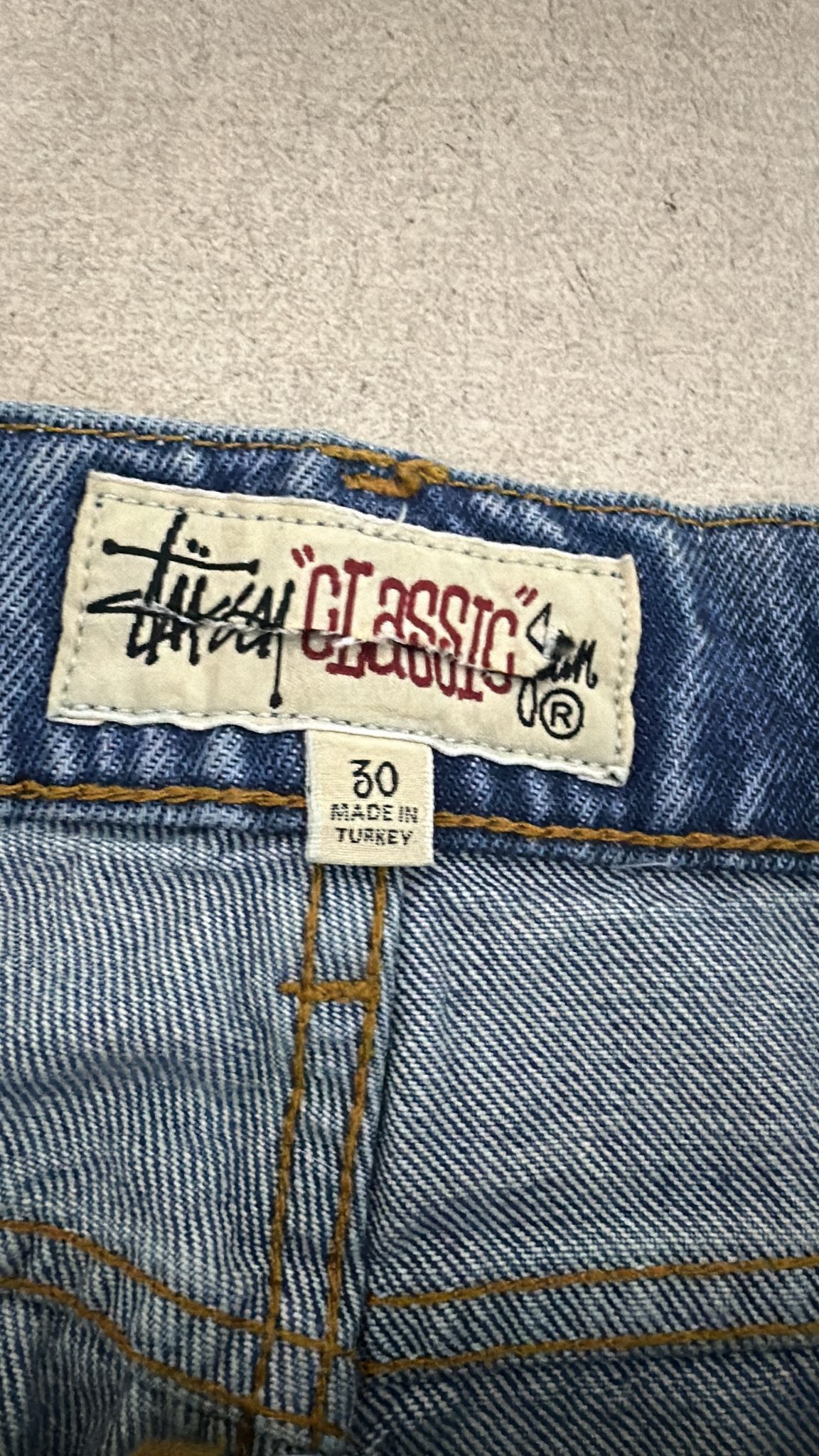 Stussy Stussy Classic Jean Washed Blue Size 30 Size US 30 / EU 46 - 7 Thumbnail