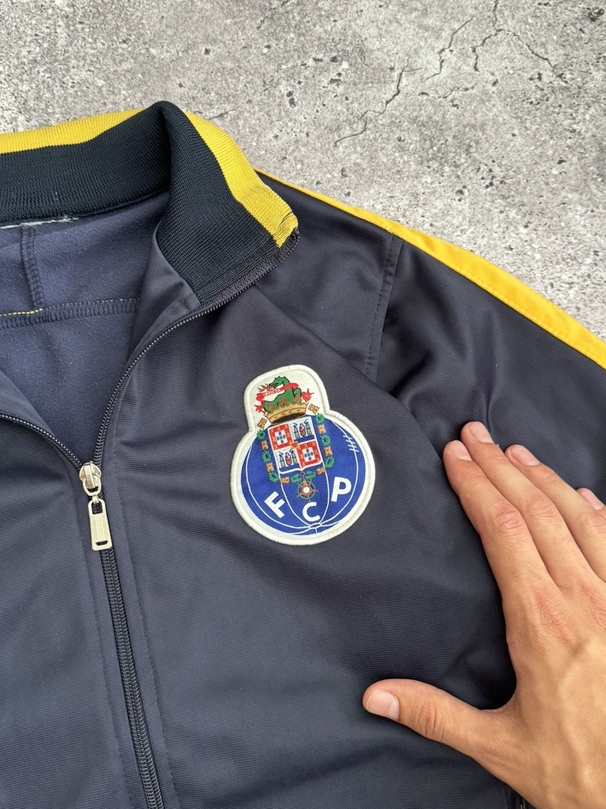 Nike × Vintage Vintage Nike FC Porto zip hoodie sport jacket Size US S / EU 44-46 / 1 - 4 Thumbnail