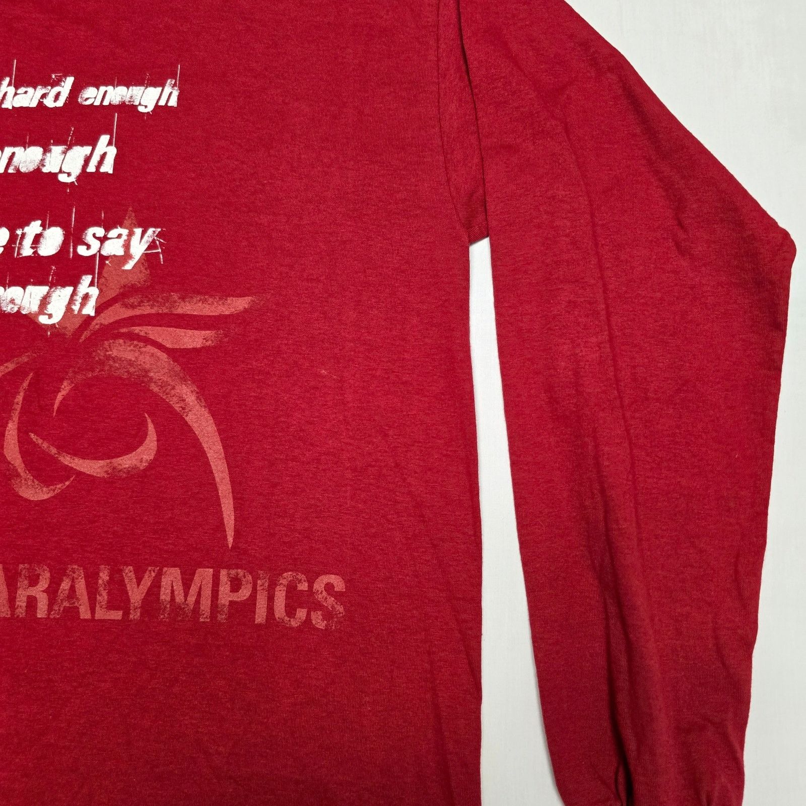 Vintage Paralympics Long Sleeve Shirt Mens Large Olympics Tee Size US L / EU 52-54 / 3 - 4 Thumbnail