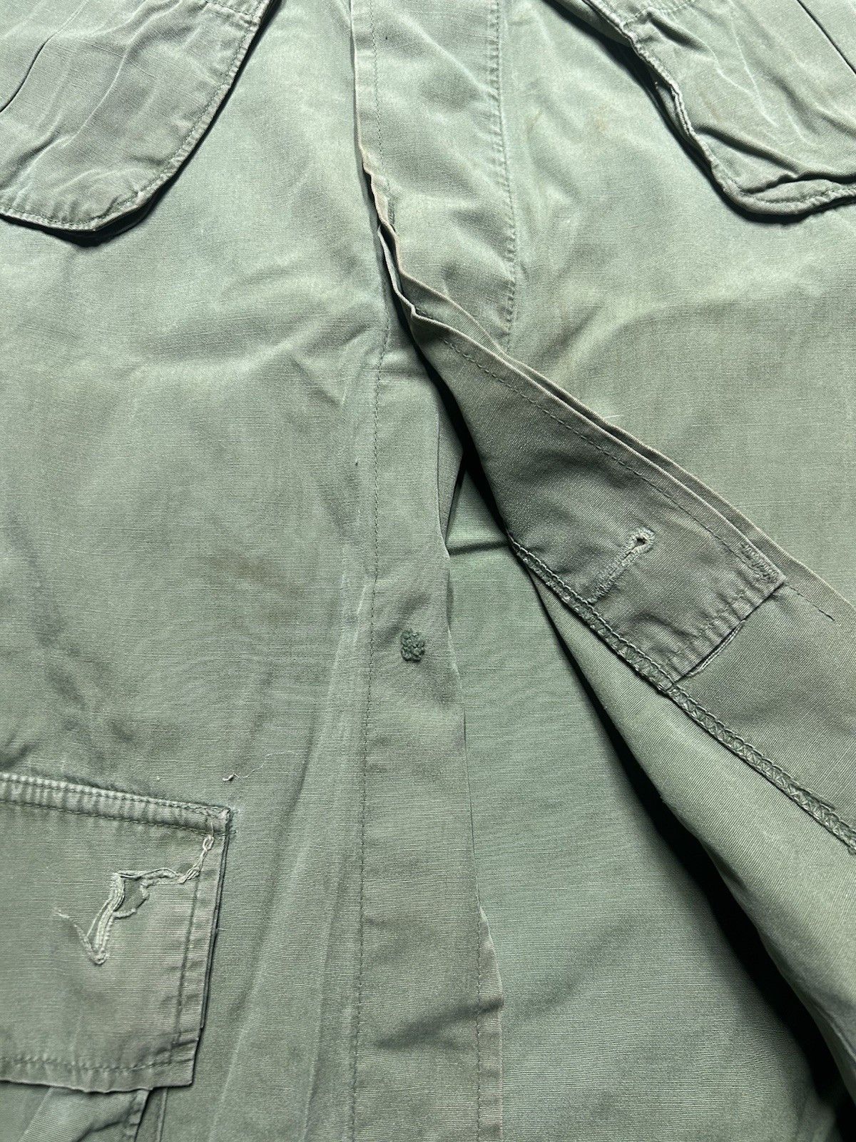 Vintage 60s OG 107 slant pocket shirt non ripstop poplin Vietnam S Size US S / EU 44-46 / 1 - 6 Thumbnail