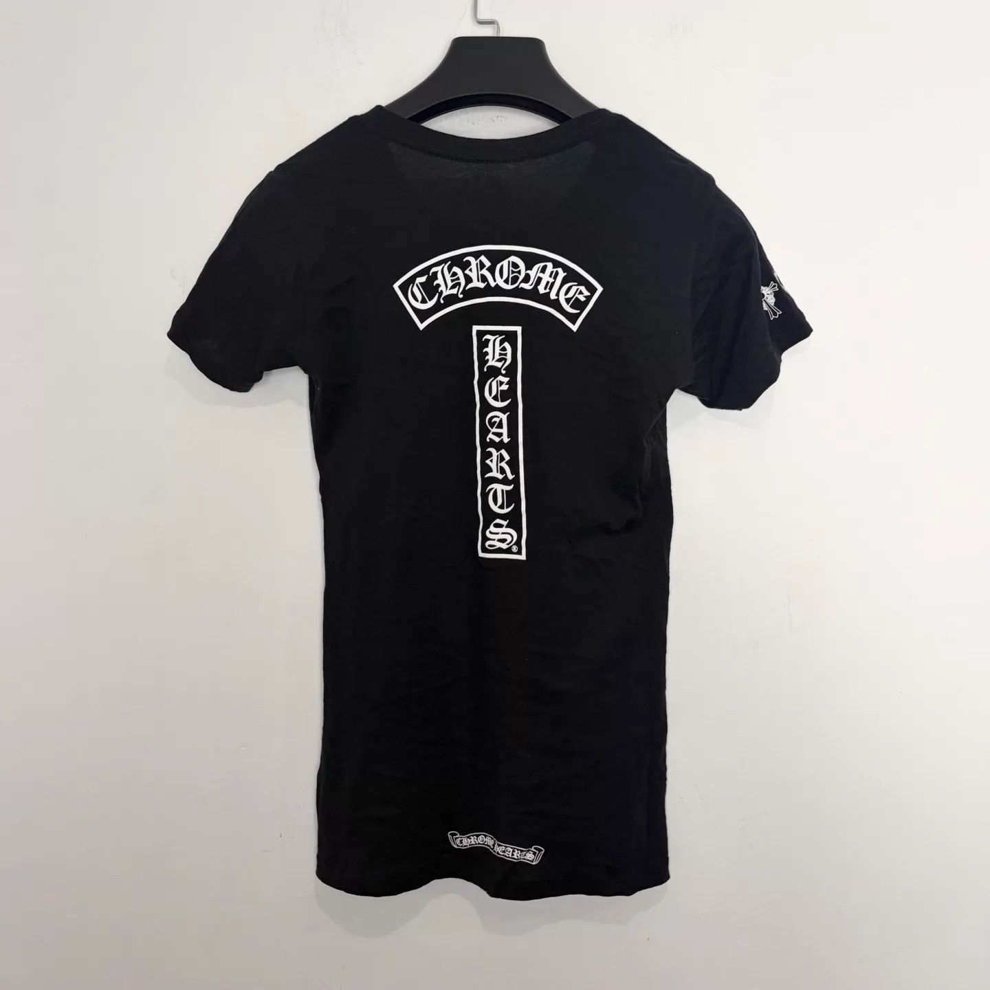 Chrome Hearts CH Women's White T-Bar Short Sleeve Tee M 99 New Size M / US 6-8 / IT 42-44 - 2 Thumbnail