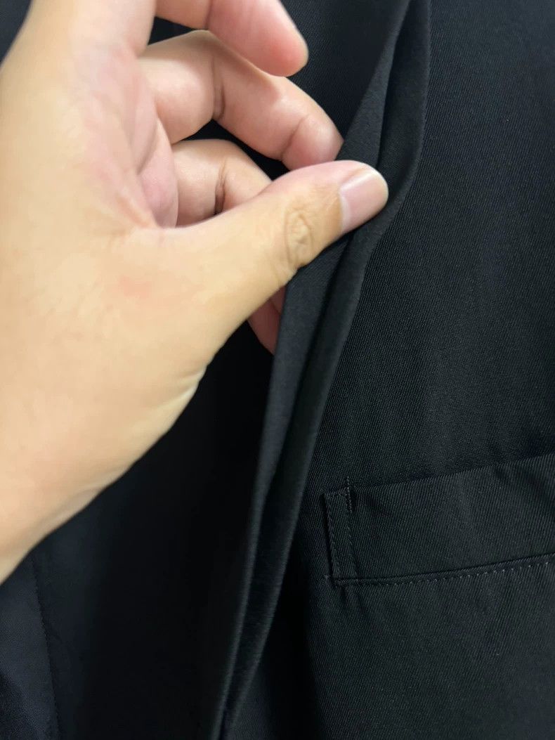 Yohji Yamamoto Yohji Yamamoto size m 95aw Luming Hall Double Collar blazer Size 36R - 8 Thumbnail