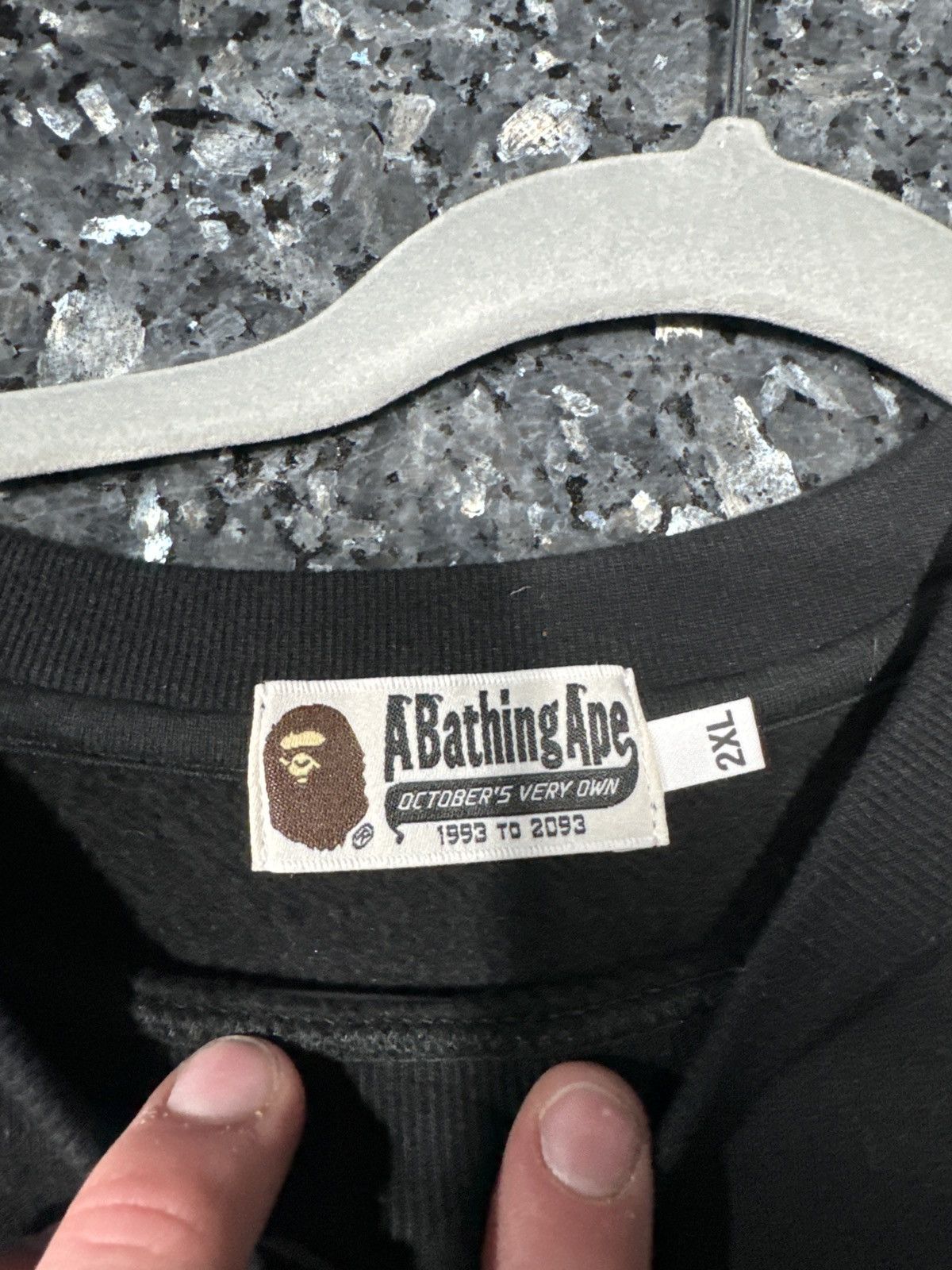 Bape × October's Very Own BAPE x OVO CARD CREWNECK Size US XXL / EU 58 / 5 - 3 Thumbnail