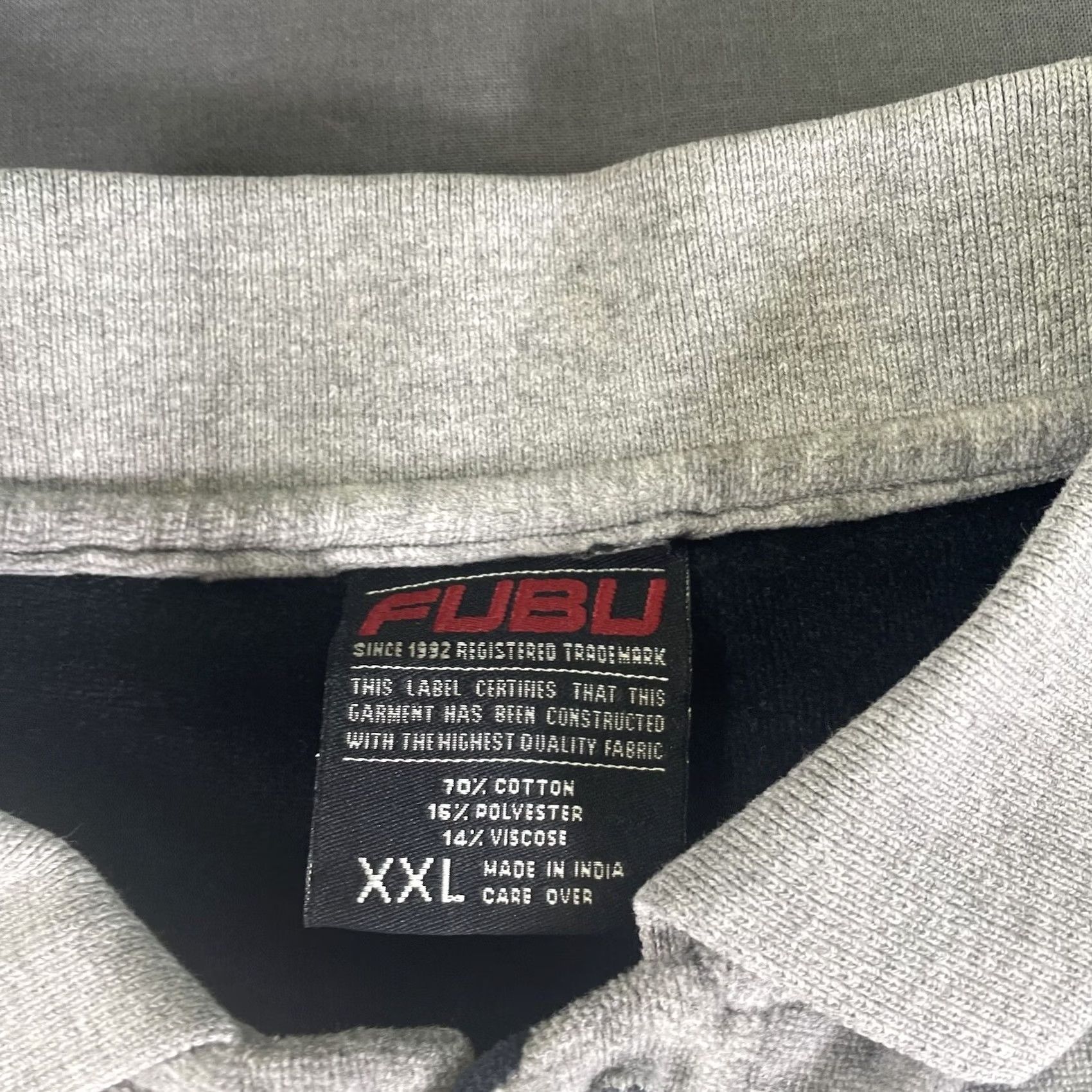 Fubu VINTAGE FUBU Sweater Mens 2XL Brown Knit Pullover Embroidered Logo 90s Y2K Men Regular Knit Style Long Sleeve V-Neck Size US XXL / EU 58 / 5 - 3 Thumbnail