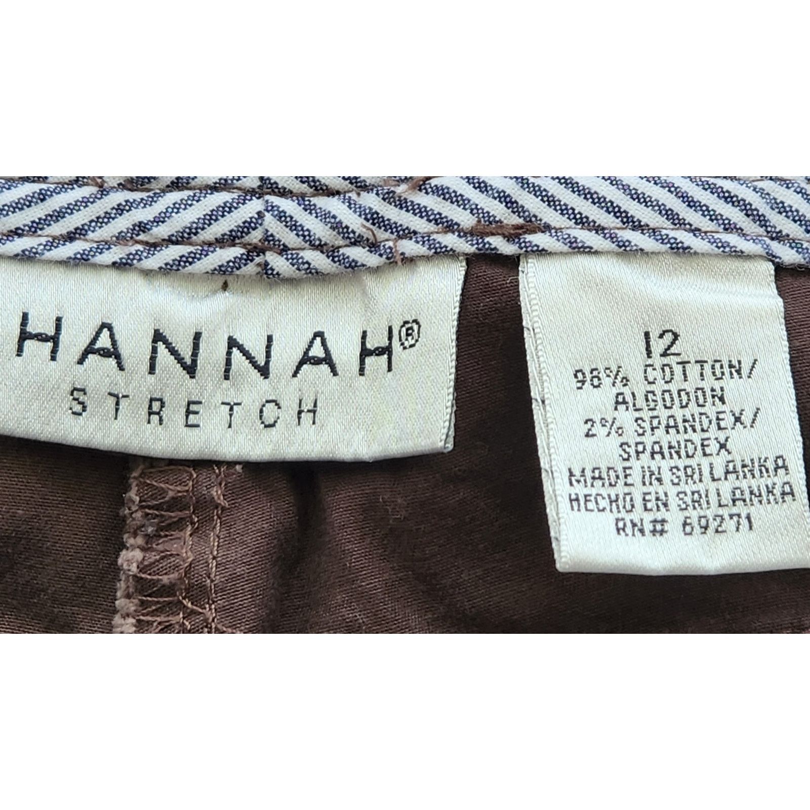 Other Hannah Brown Bermuda Shorts 12 Lightweight Stretch Soft Size 34" / US 12 / IT 48 - 3 Thumbnail