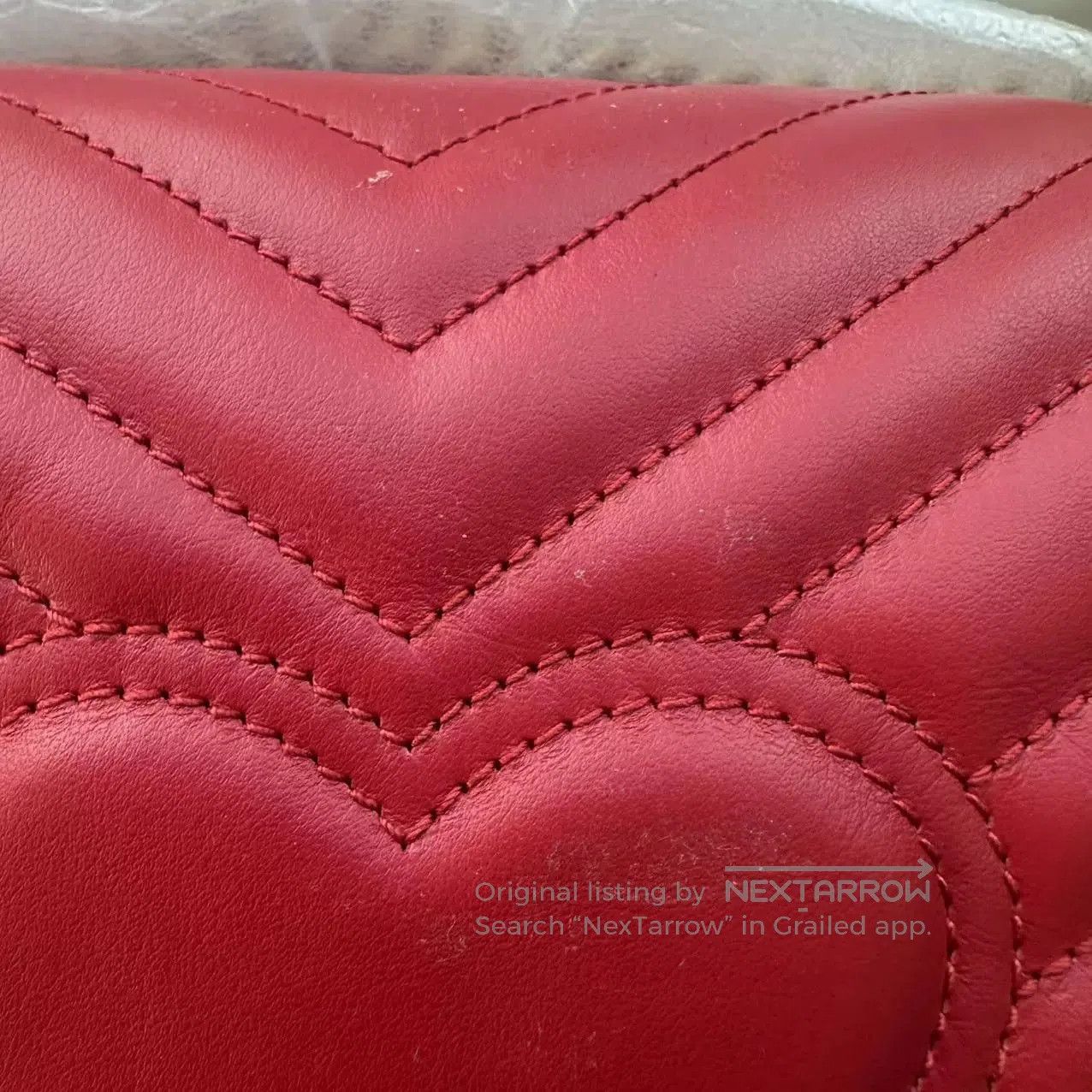 Gucci Gucci Marmont Medium 26cm Red. Size ONE SIZE - 4 Thumbnail