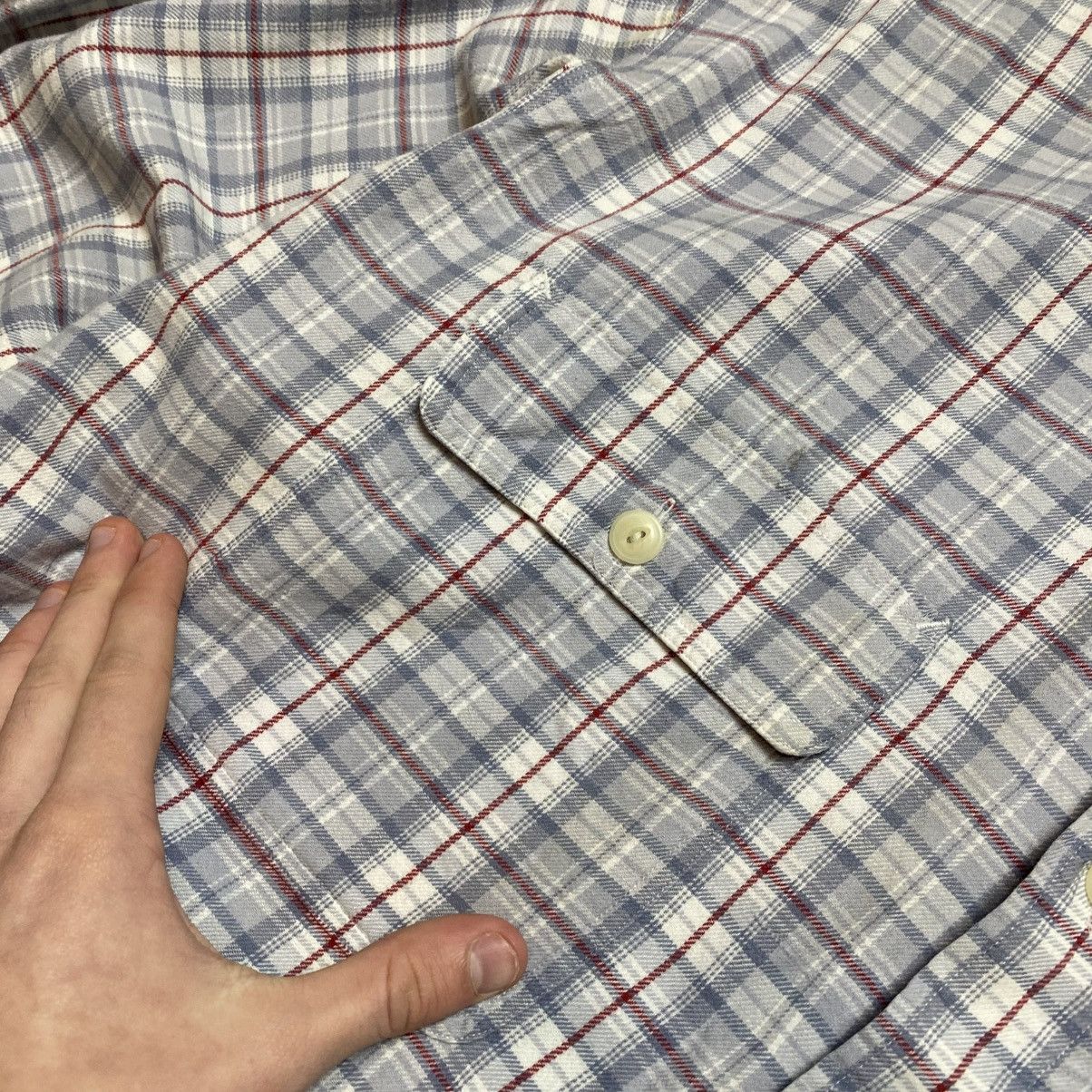 Vintage Vintage Polo Ralph Lauren Basic distressed shirt Size US XL / EU 56 / 4 - 4 Thumbnail