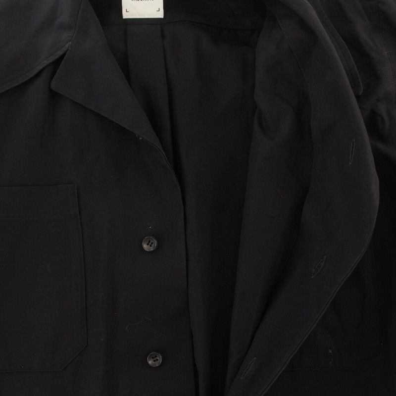 Maison MIHARA YASUHIRO MIHARA YASUHIRO black blazer asymmetrical chain pattern wrap Size 44R - 4 Thumbnail