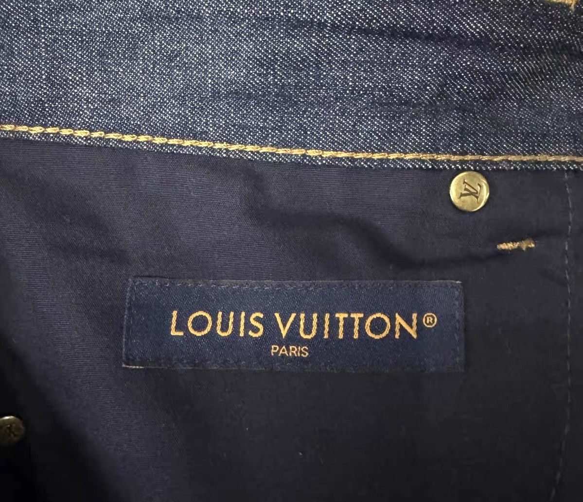 Louis Vuitton Louis Vuitton 36 Clouds Monogram Denim Shorts Size US 36 / EU 52 - 6 Thumbnail