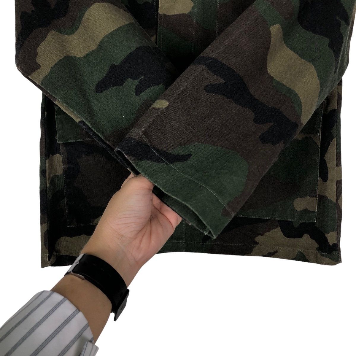 Japanese Brand 🔥Vintage Chore Camouflage Military Kids Jacket Size US M / EU 48-50 / 2 - 13 Thumbnail